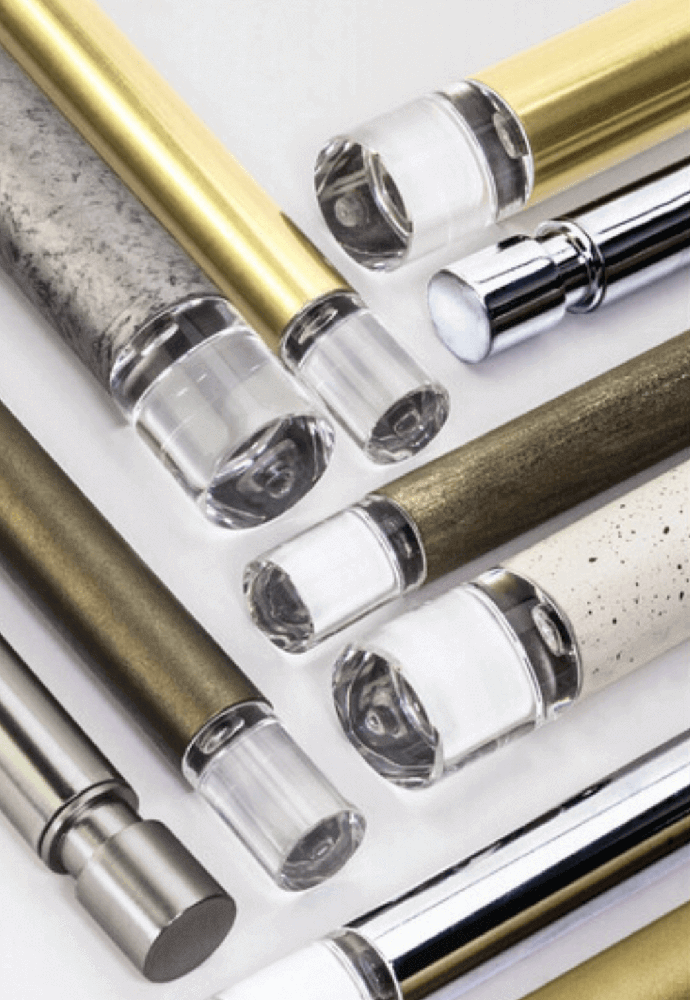 Custom drapery hardware by Helser Brothers