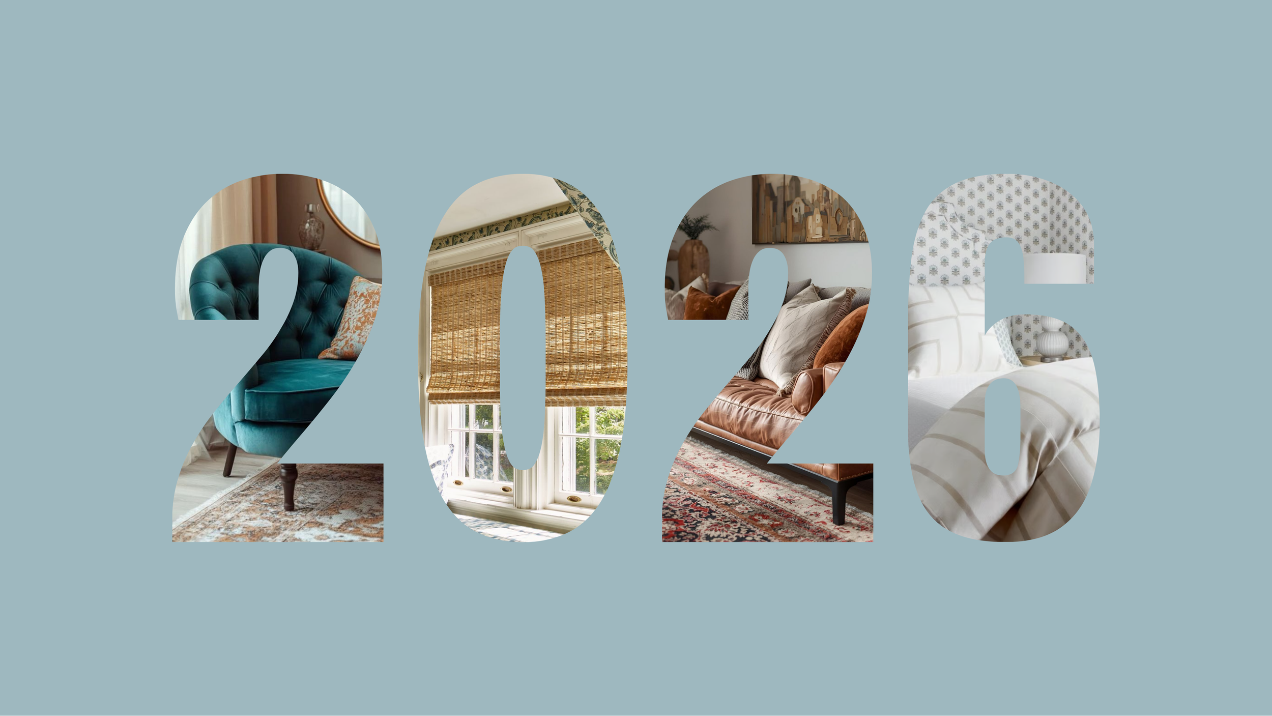 2026 Design &amp; Window Treatment Trends: The Year of Jewel Tones, Refined Naturals, &amp; Pattern Mixing!