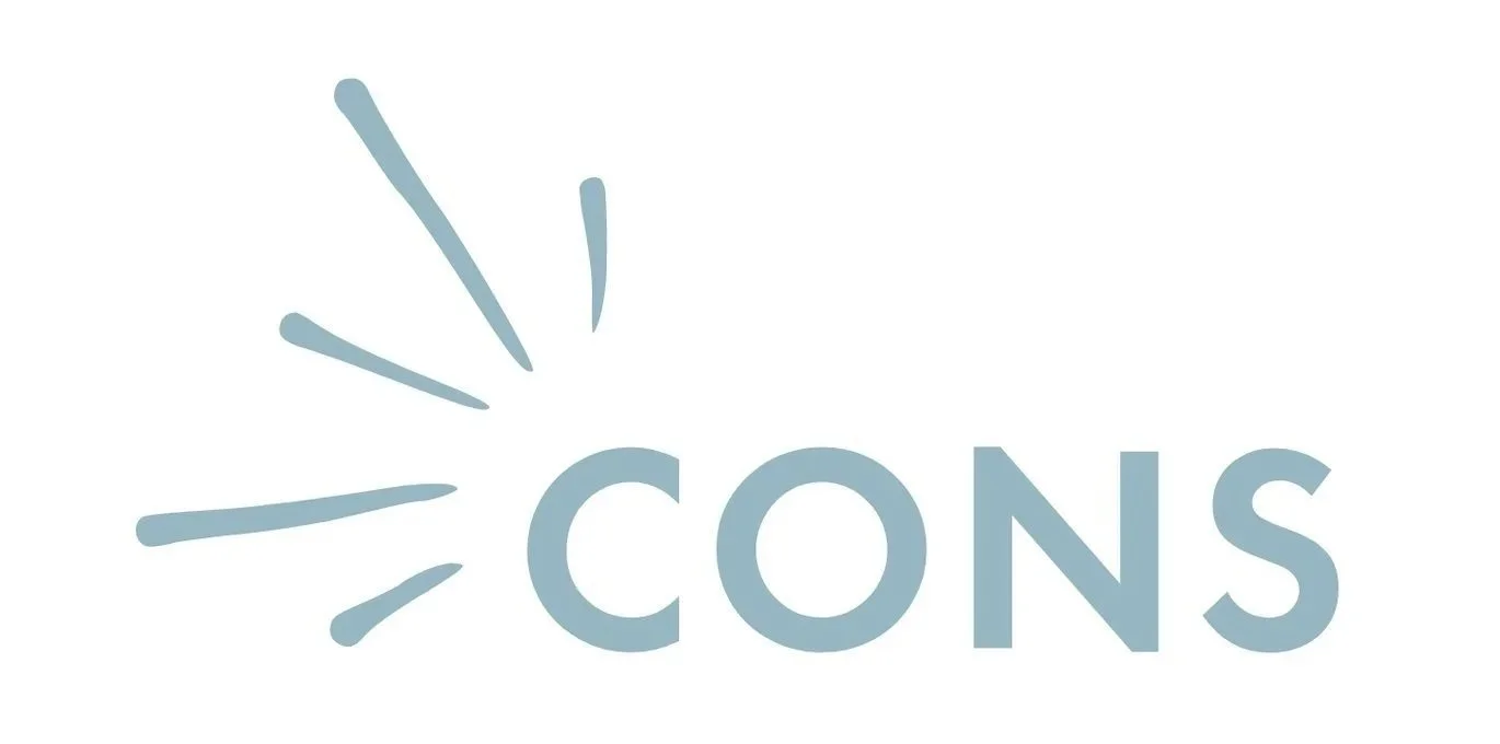 "Cons" graphic for the cons of semi-custom window treatments