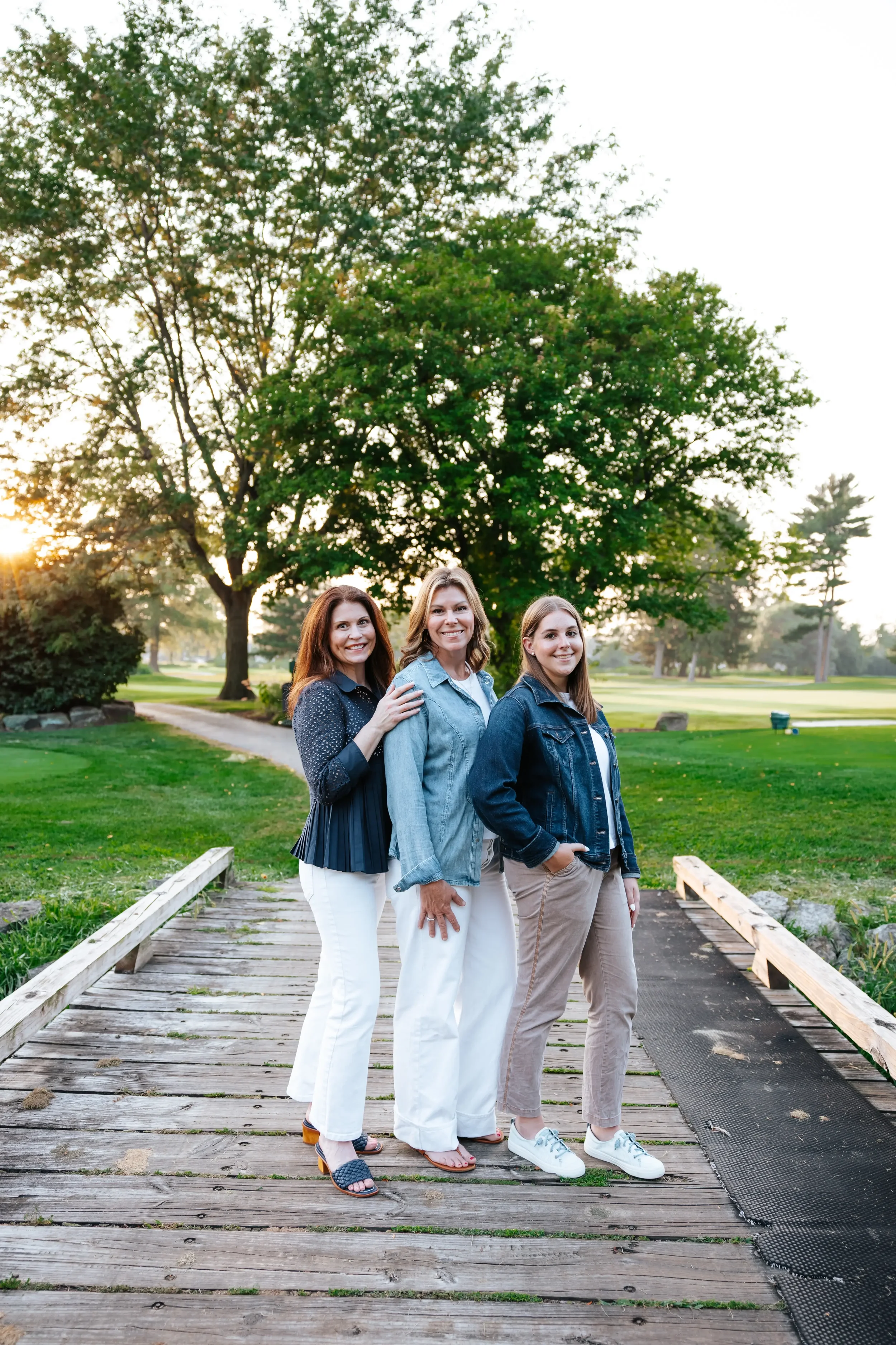 Dana, Sasha and Alathea - The Pinched Pleat design team
