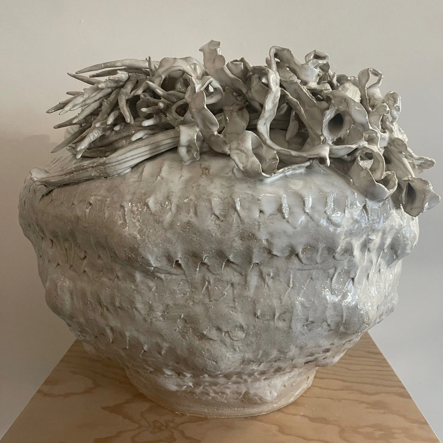 Another ceramic piece, Vessel 2, being shown at Core Gallery until Sept 30th.