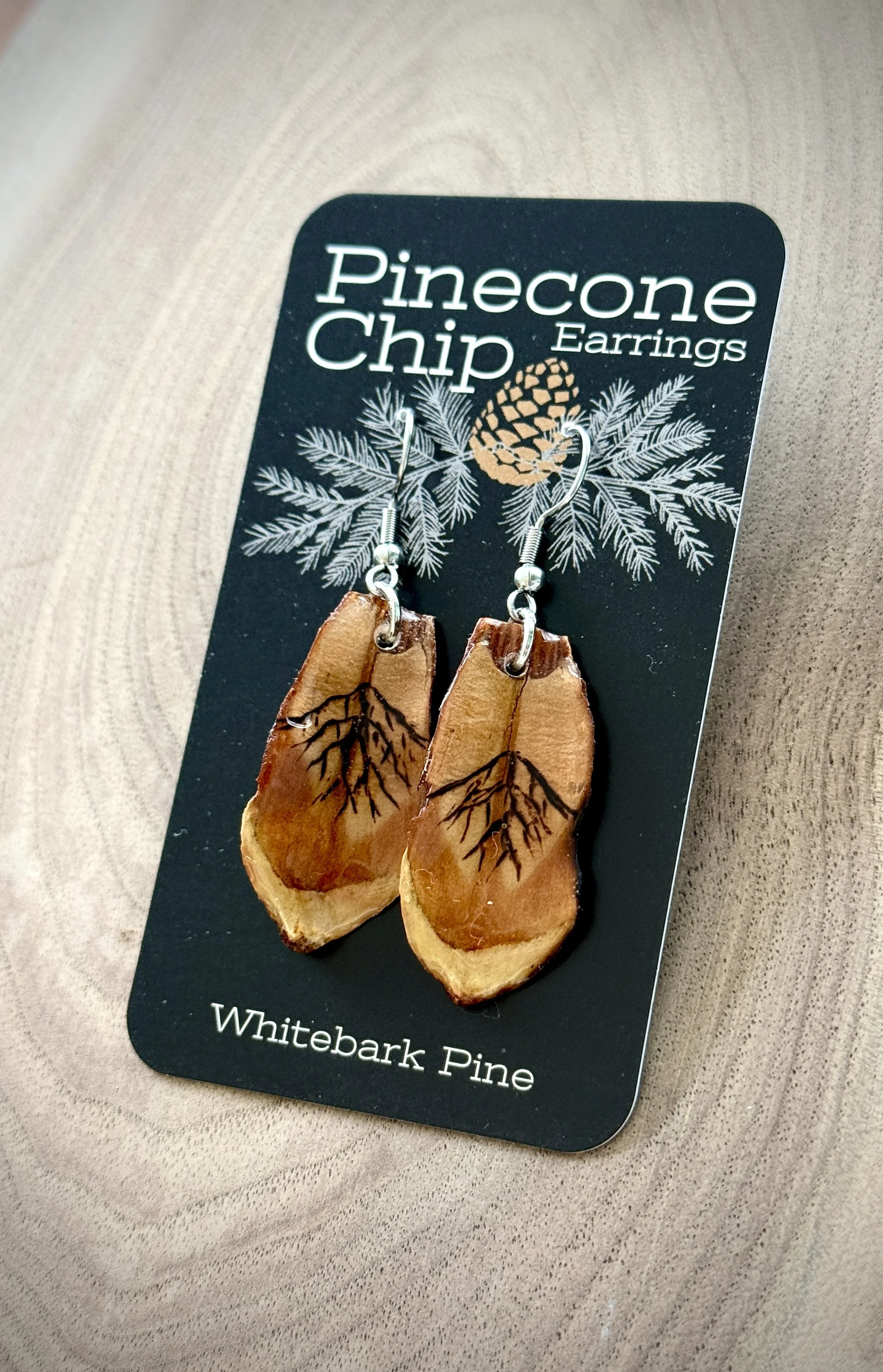 Pinecone Chip Earrings