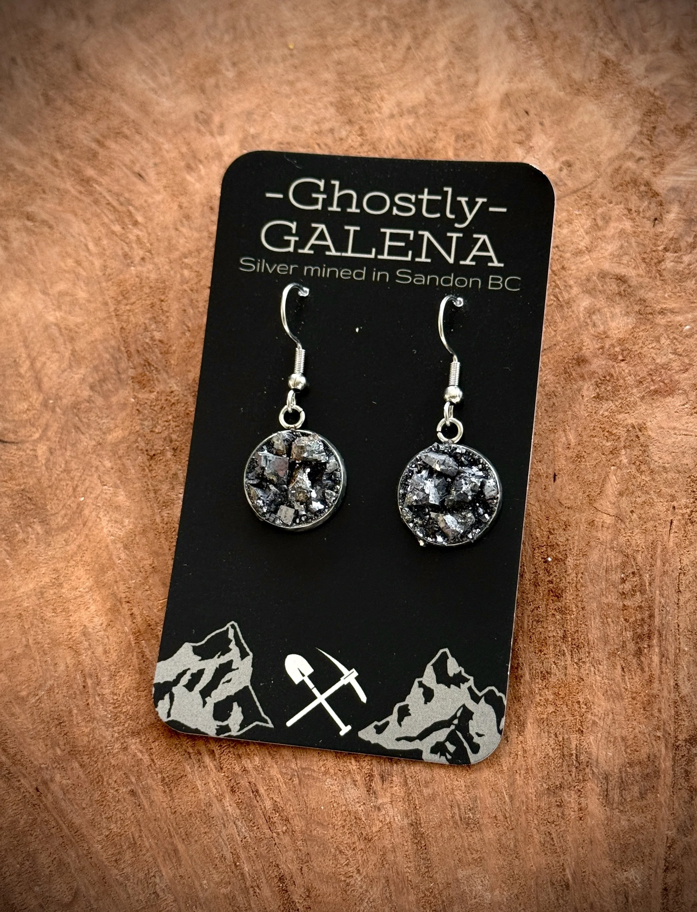 'Ghostly Galena' Earrings