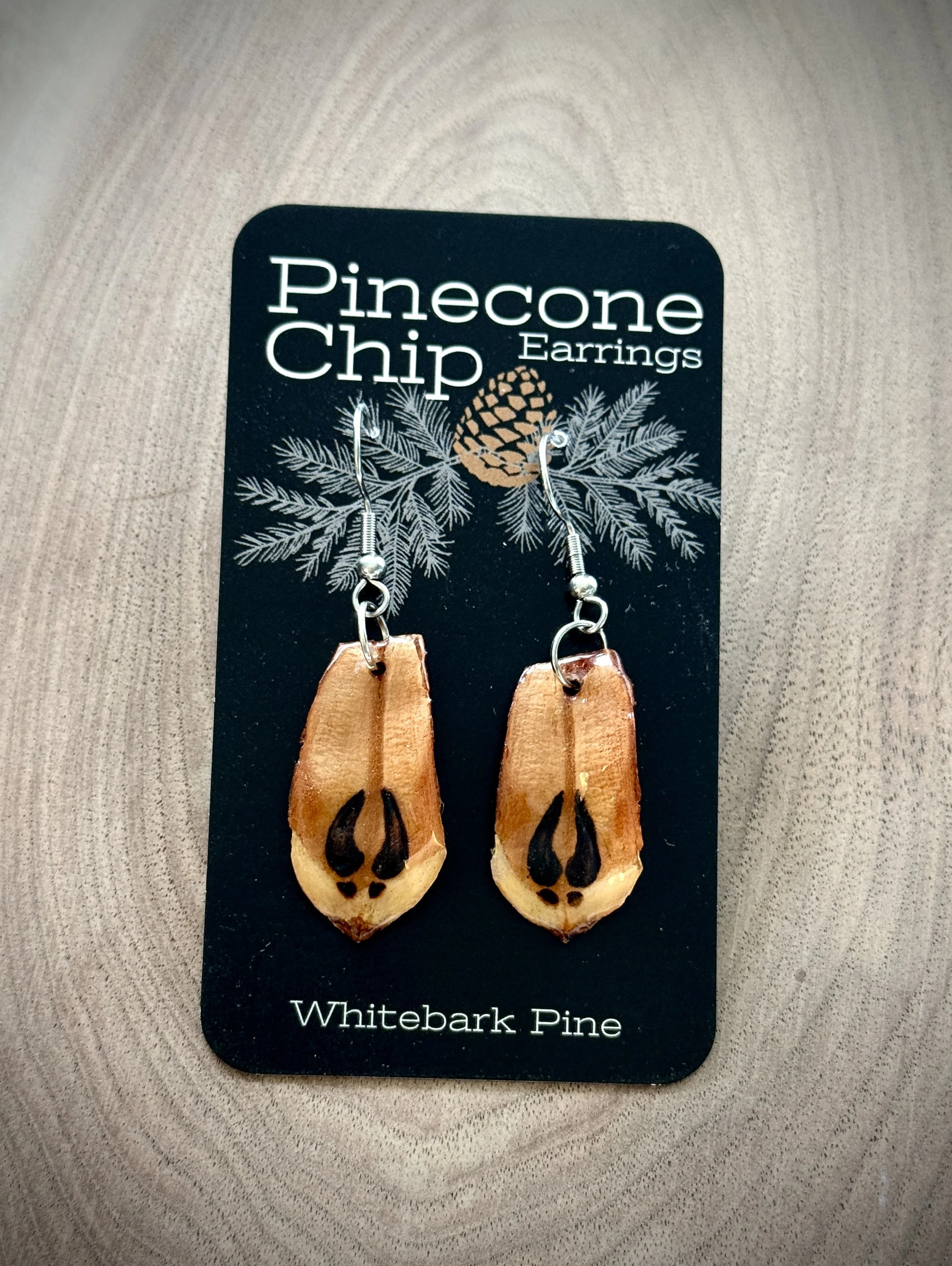 Pinecone Chip Earrings