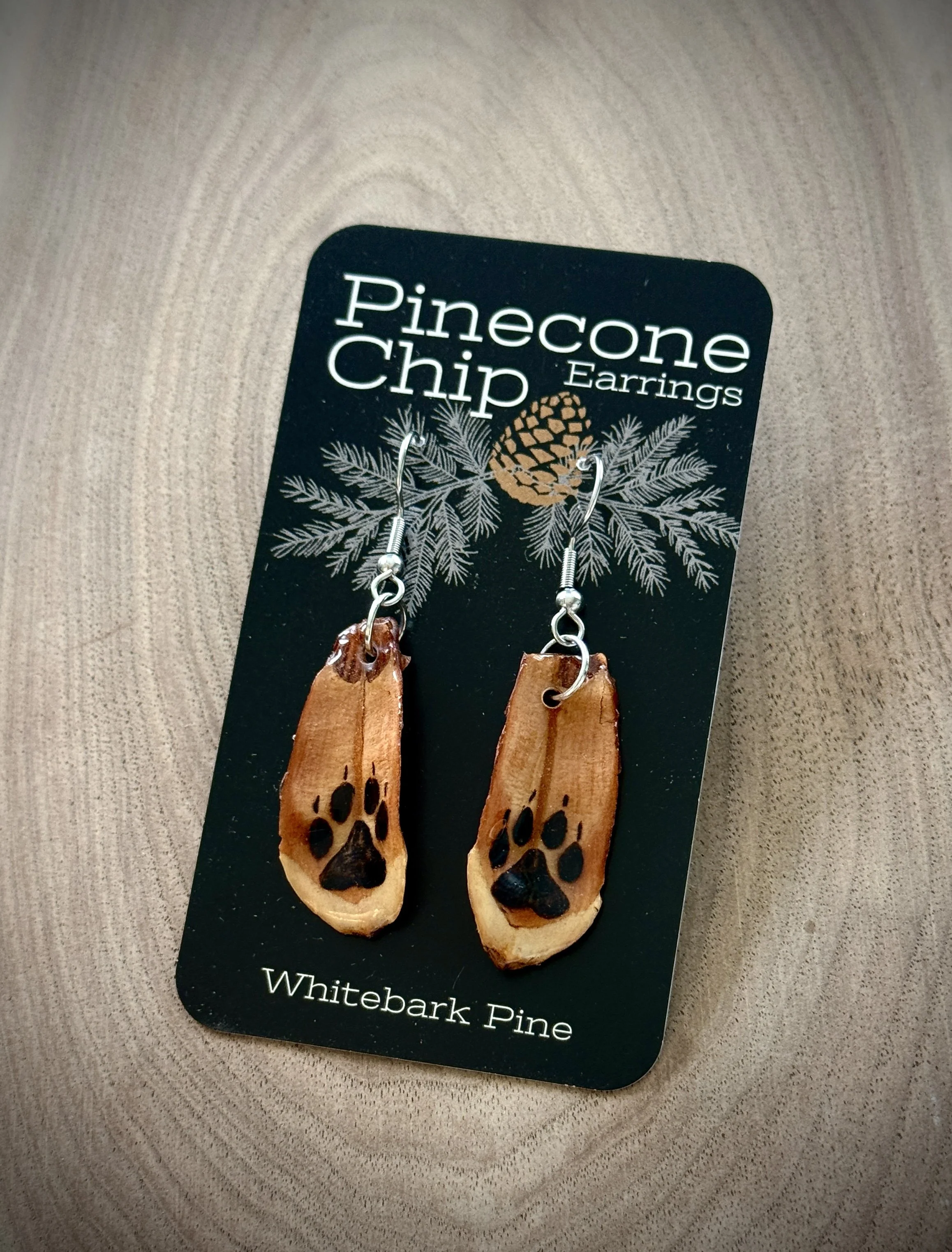 Pinecone Chip Earrings