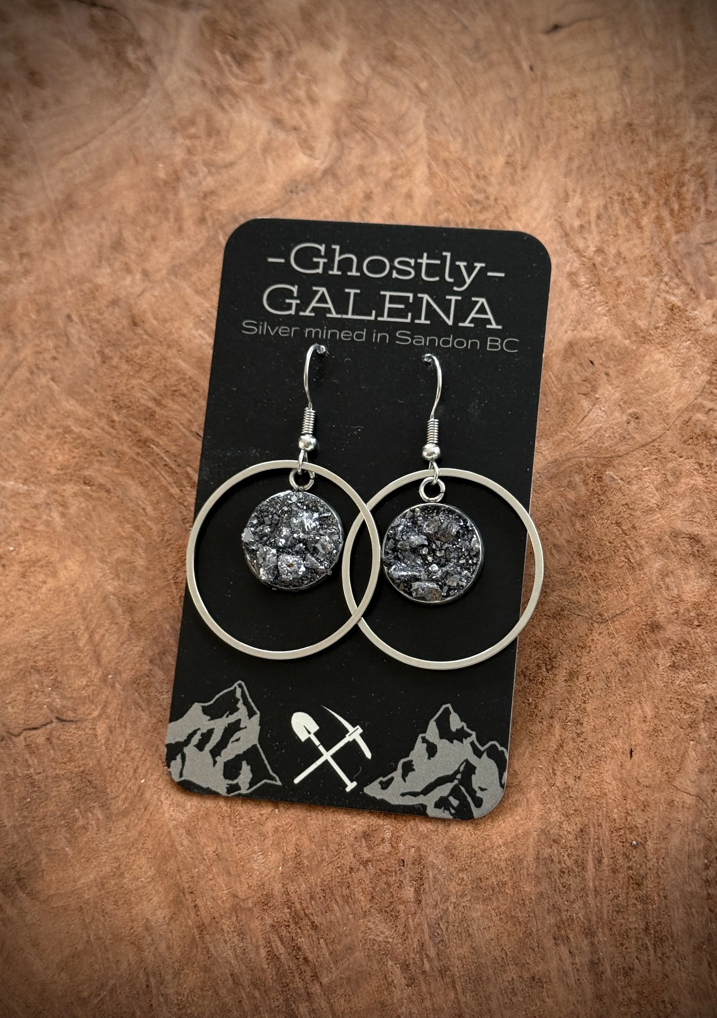 'Ghostly Galena' Earrings