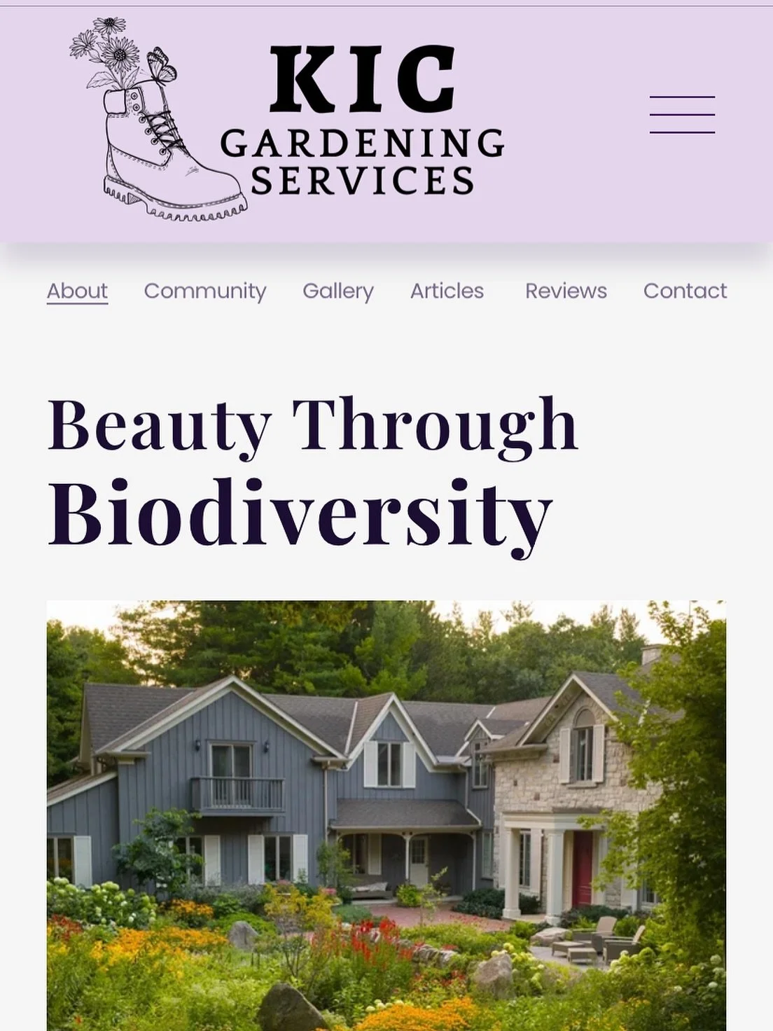 KIC Gardening Services is proud and excited to announce the launch of our new website! We&rsquo;re incredibly grateful for the skill and creativity of @lynifferrr at Sytegeist for making this goal a reality! 
The site beautifully captures the passion