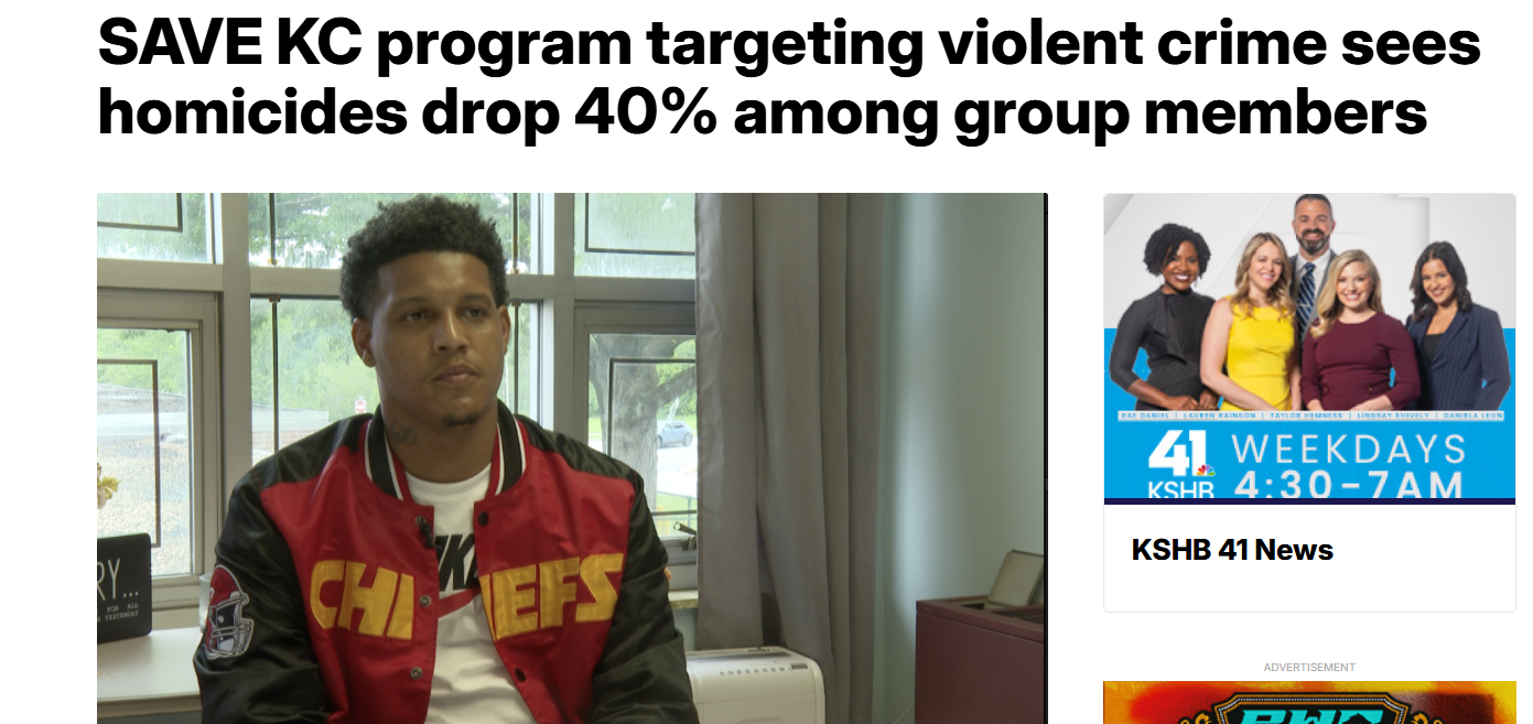 SAVE KC program targeting violent crime sees homicides drop 40% among group members