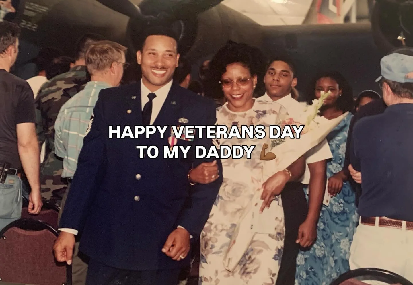 Happy Veterans Day to my hero! Love you for all you&rsquo;ve done and sacrificed. We didn&rsquo;t have much but we traveled the world because of your service. #veteran #fyp #veterans #airforce #airforcebrat