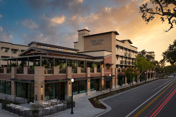 exterior view of the ava hotel paso robles