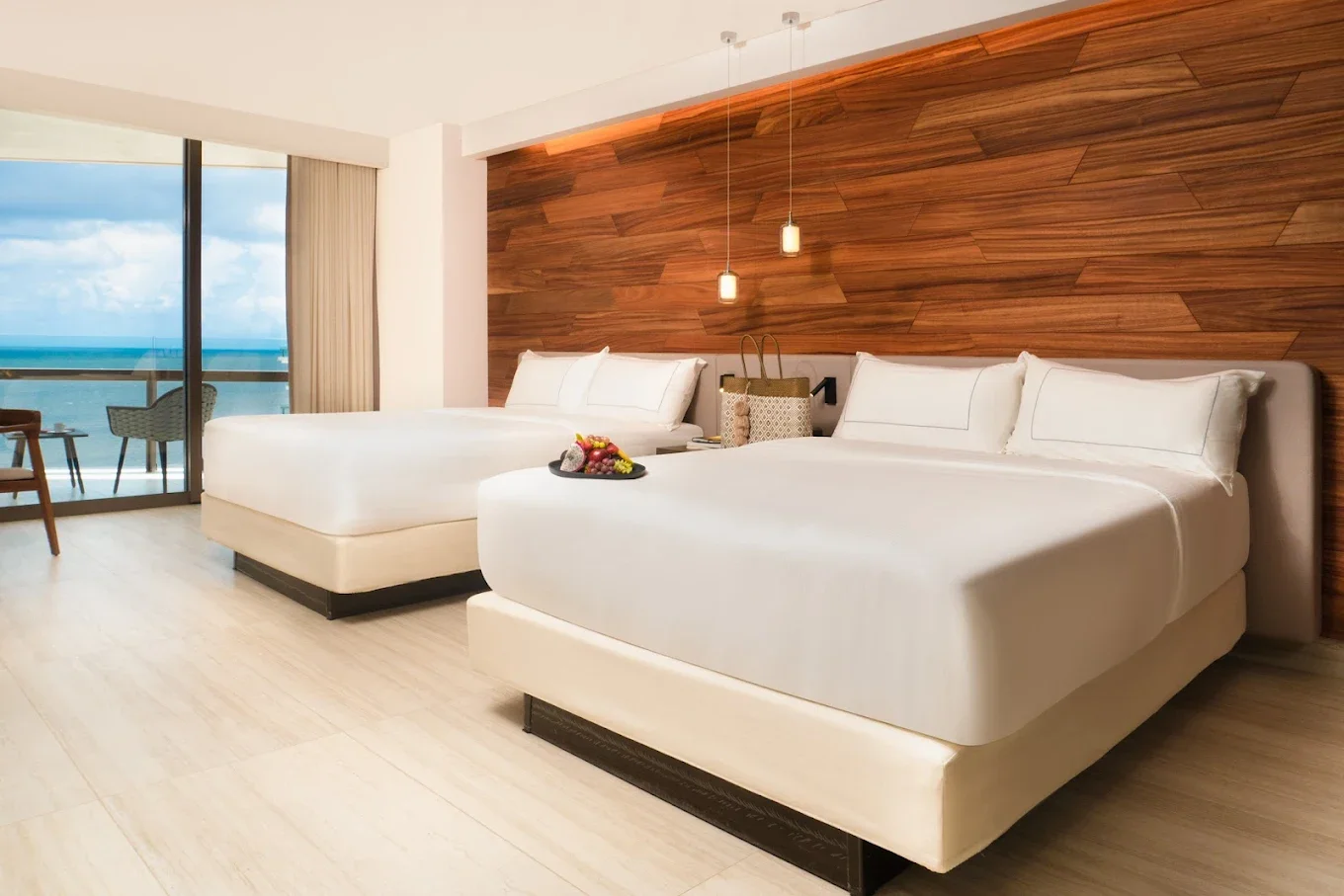Hilton Cancun, an All-Inclusive Resort - Oceanfront Two Queen Beds Guestroom (2).webp
