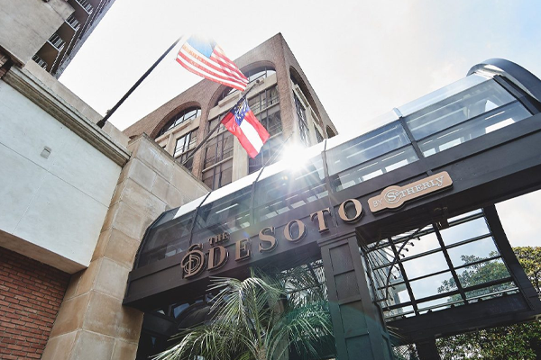 exterior view of The DeSoto hotel