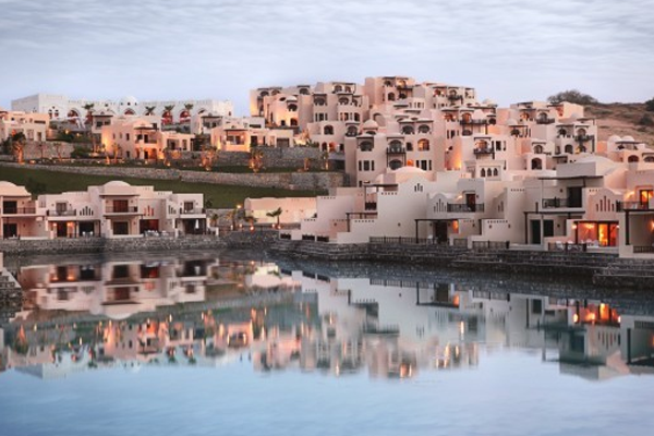 waterfront exterior view of the cove rotana resort