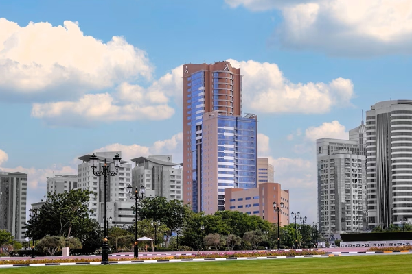 exterior view of nour arjaan by rotana