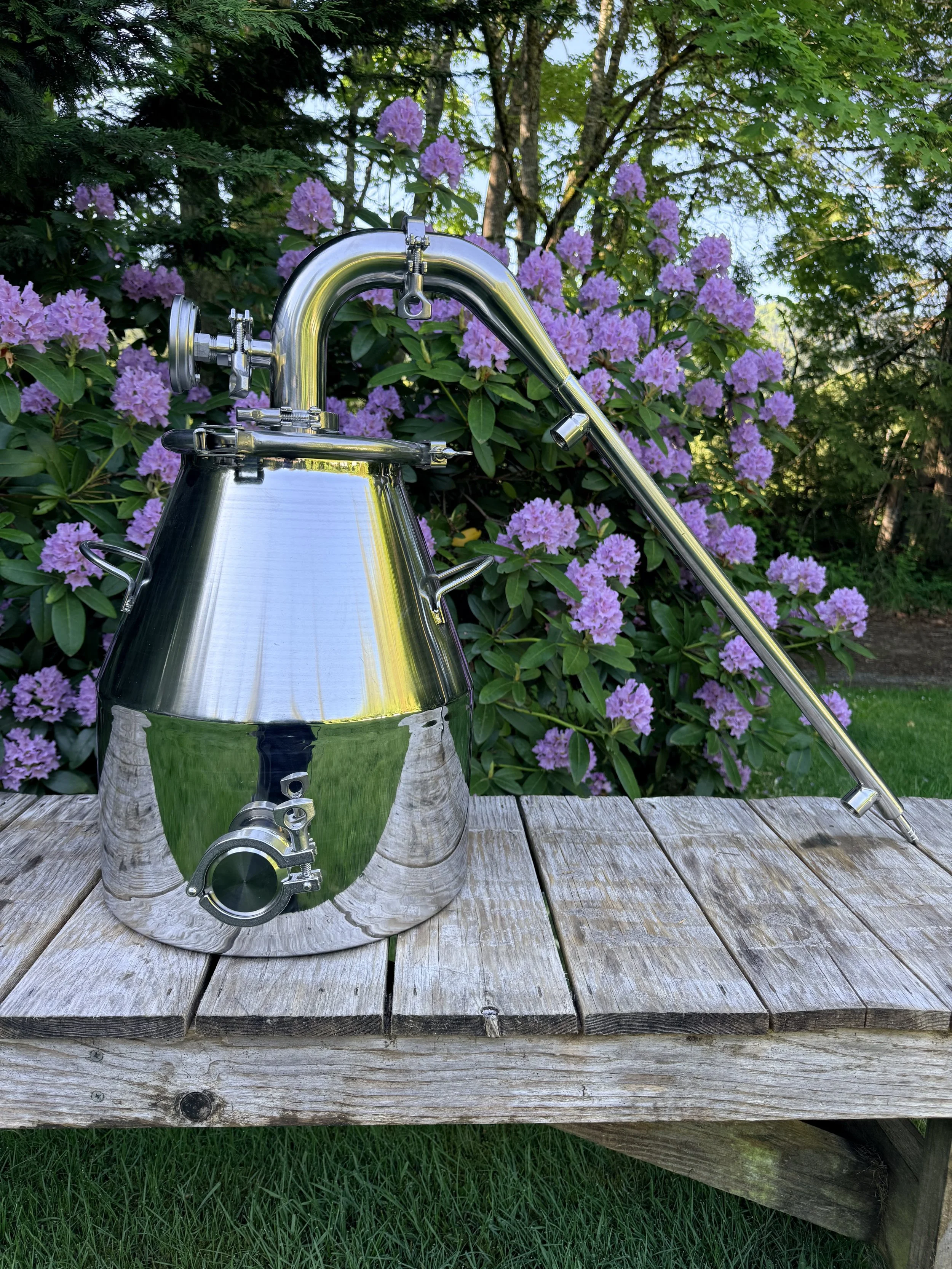 Stainless Steel Pot Still - 8 Gallon Economy - 2 Inch