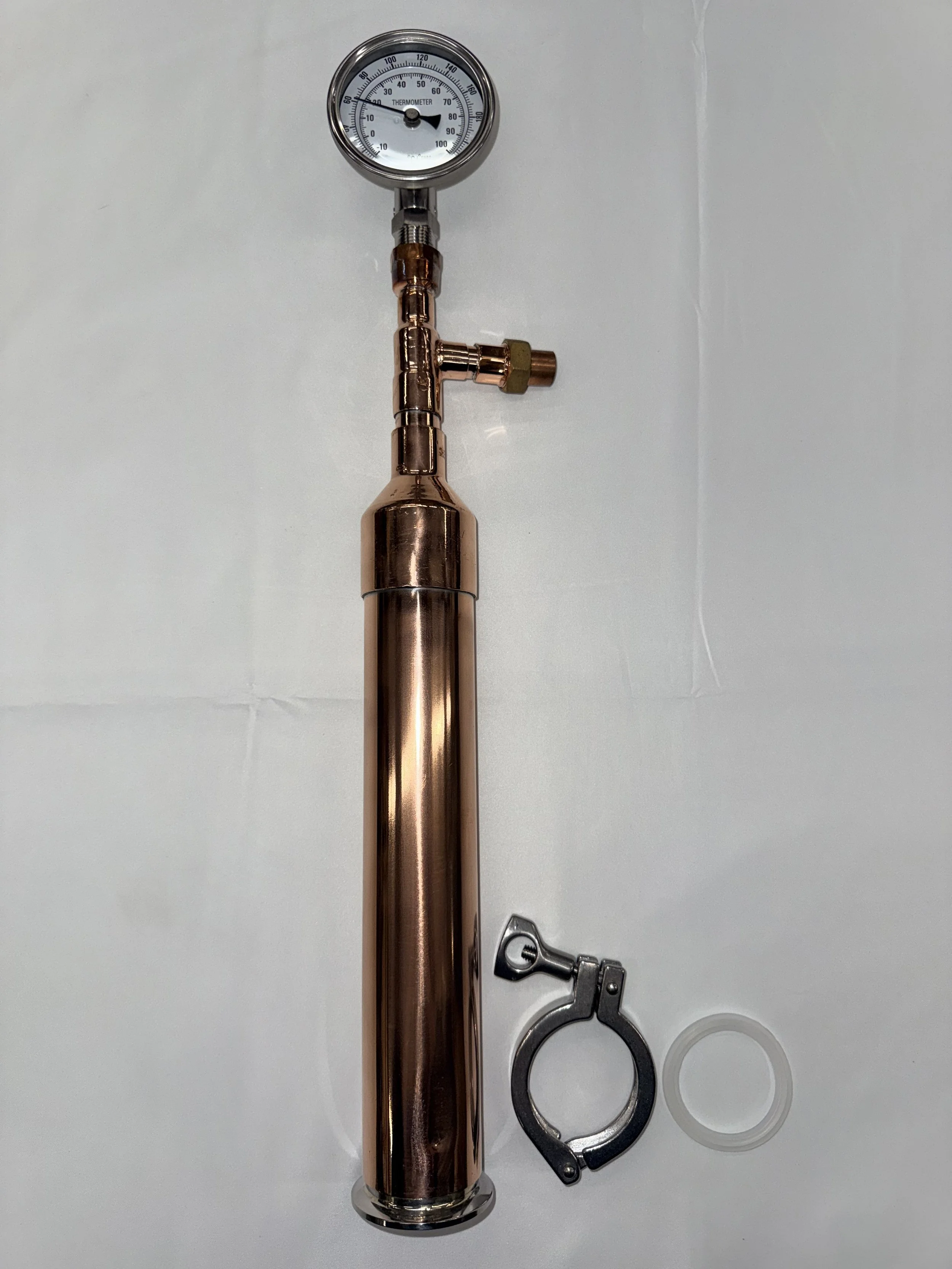 Beer Keg Still Column - Dial Thermometer - 2 inch