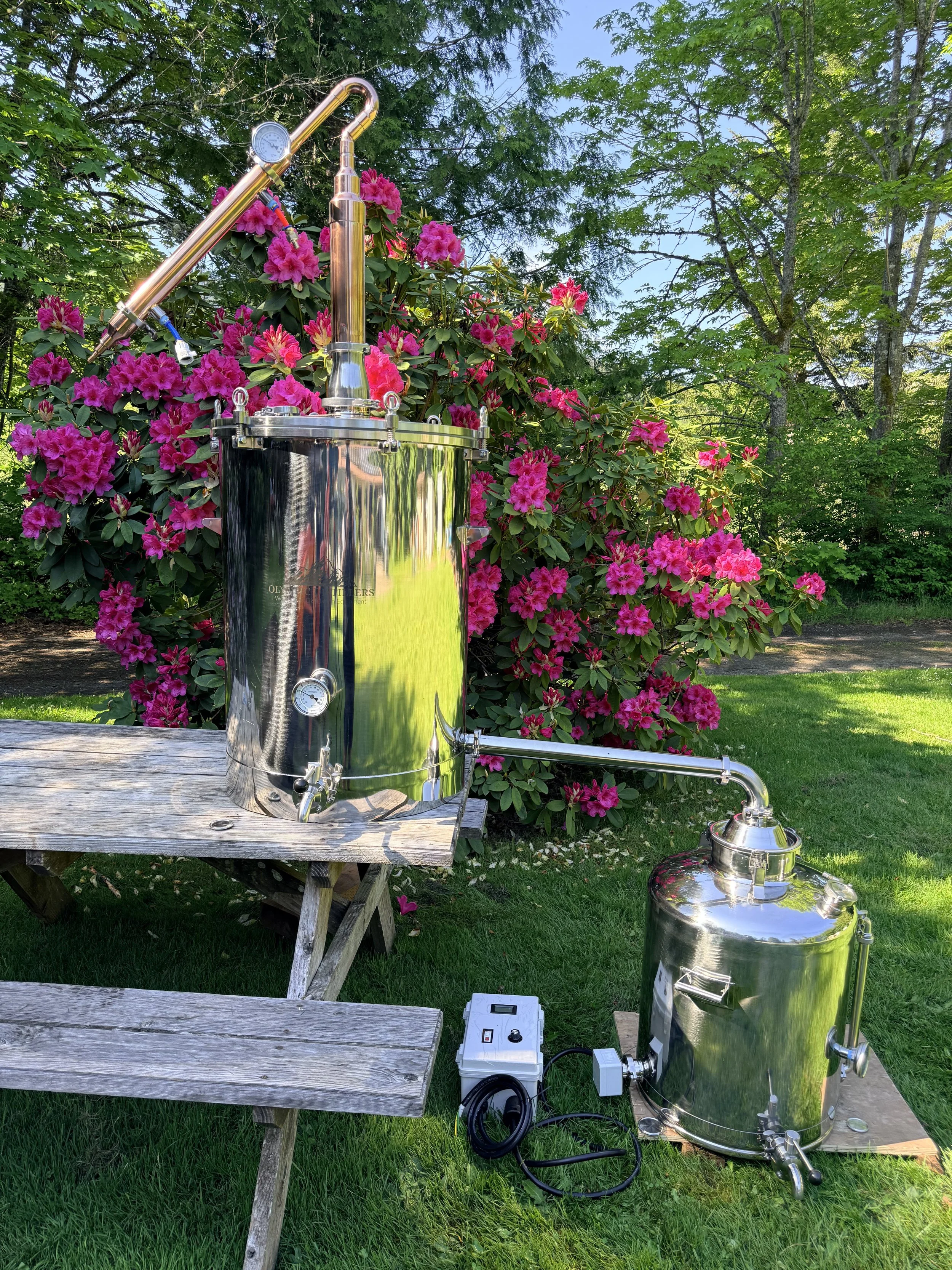 Essential Oil Still - copper head - 200L