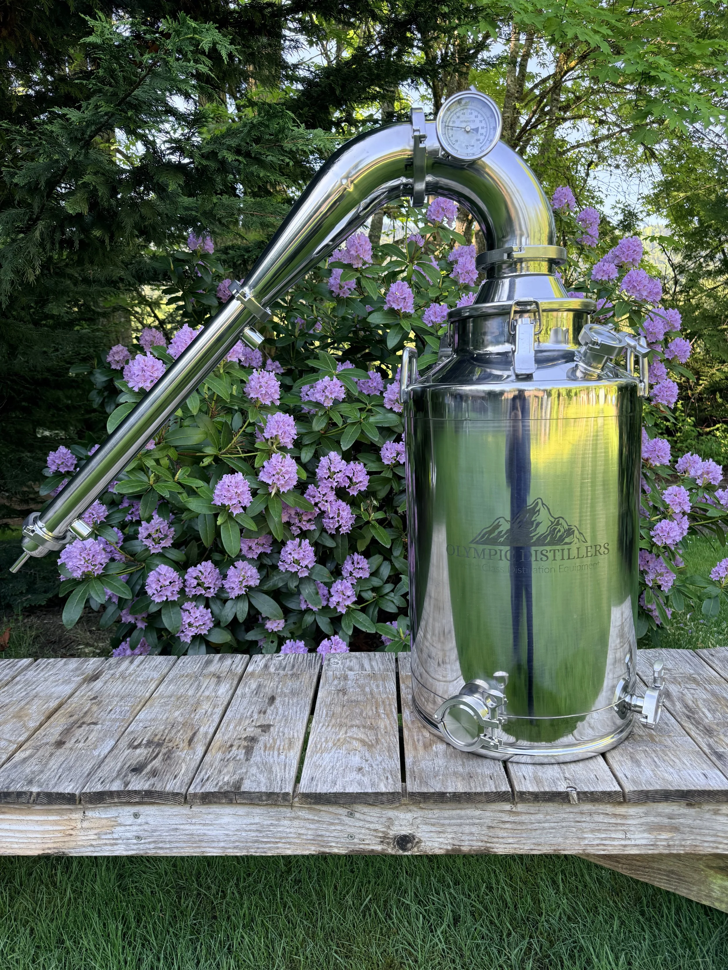 Stainless Steel Pot Still - 13 gallon - 4 Inch