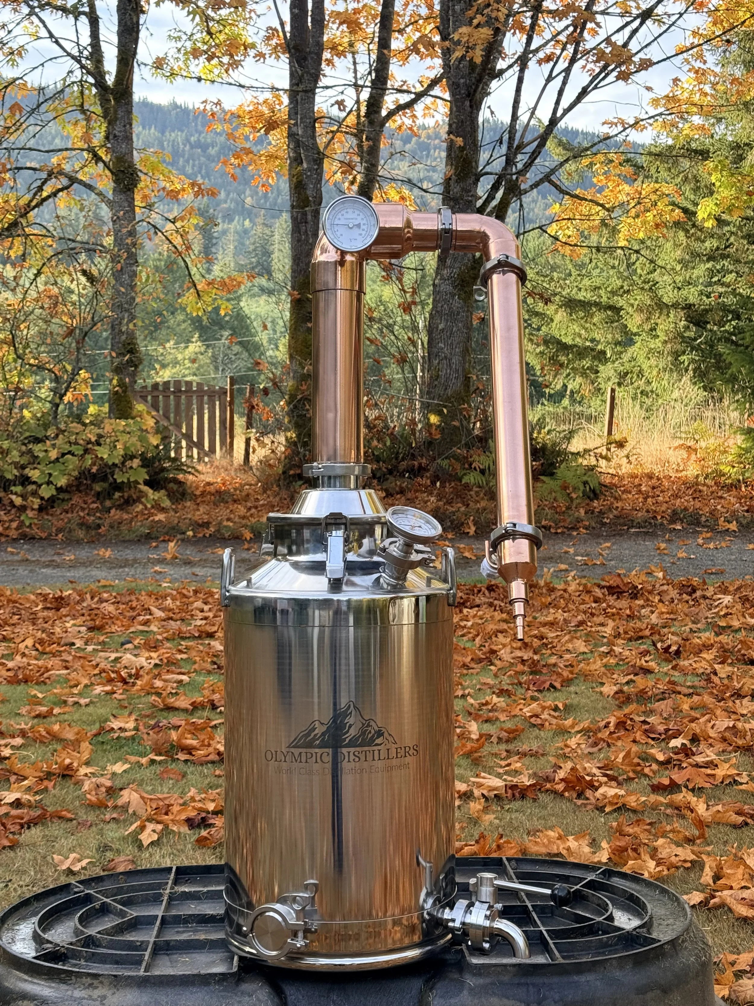 Copper Pot Still - 3 inch - 13 gallon