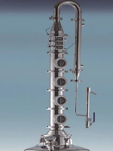 Stainless Steel Flute Still - 4 Inch