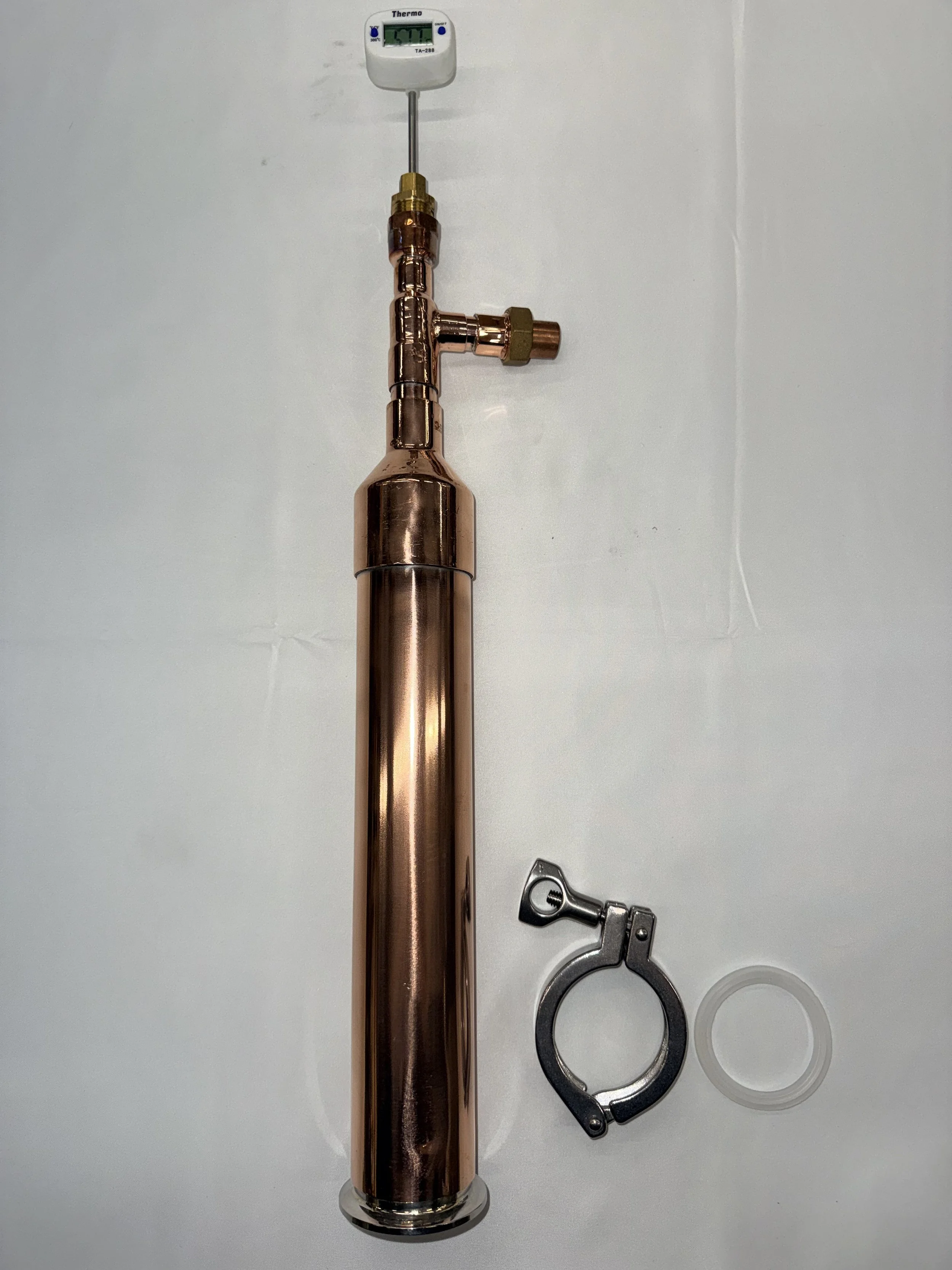 Beer Keg Still Column 2 inch - Digital Thermometer