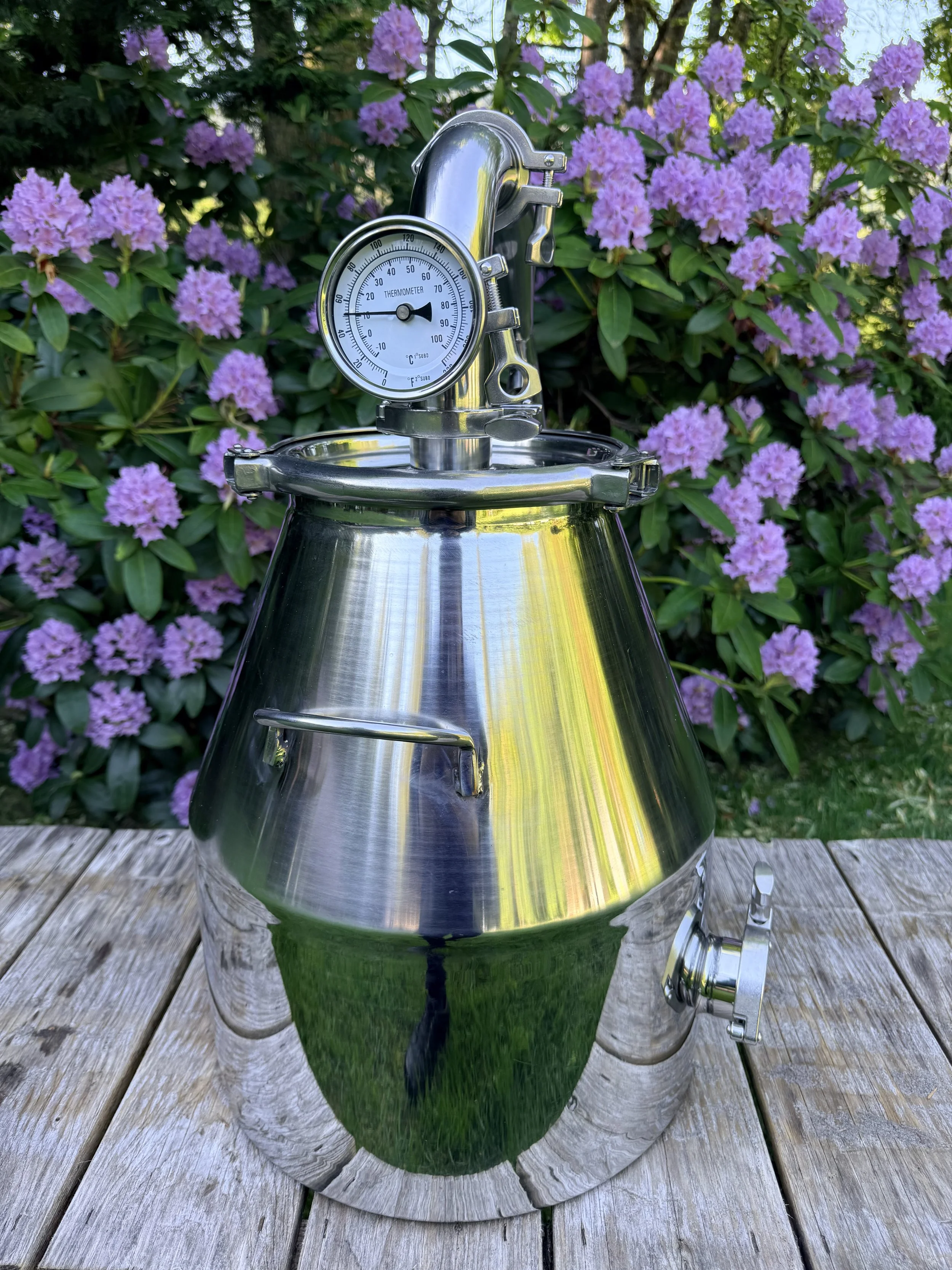 Stainless Steel Pot Still - 8 Gallon Economy - 2 Inch