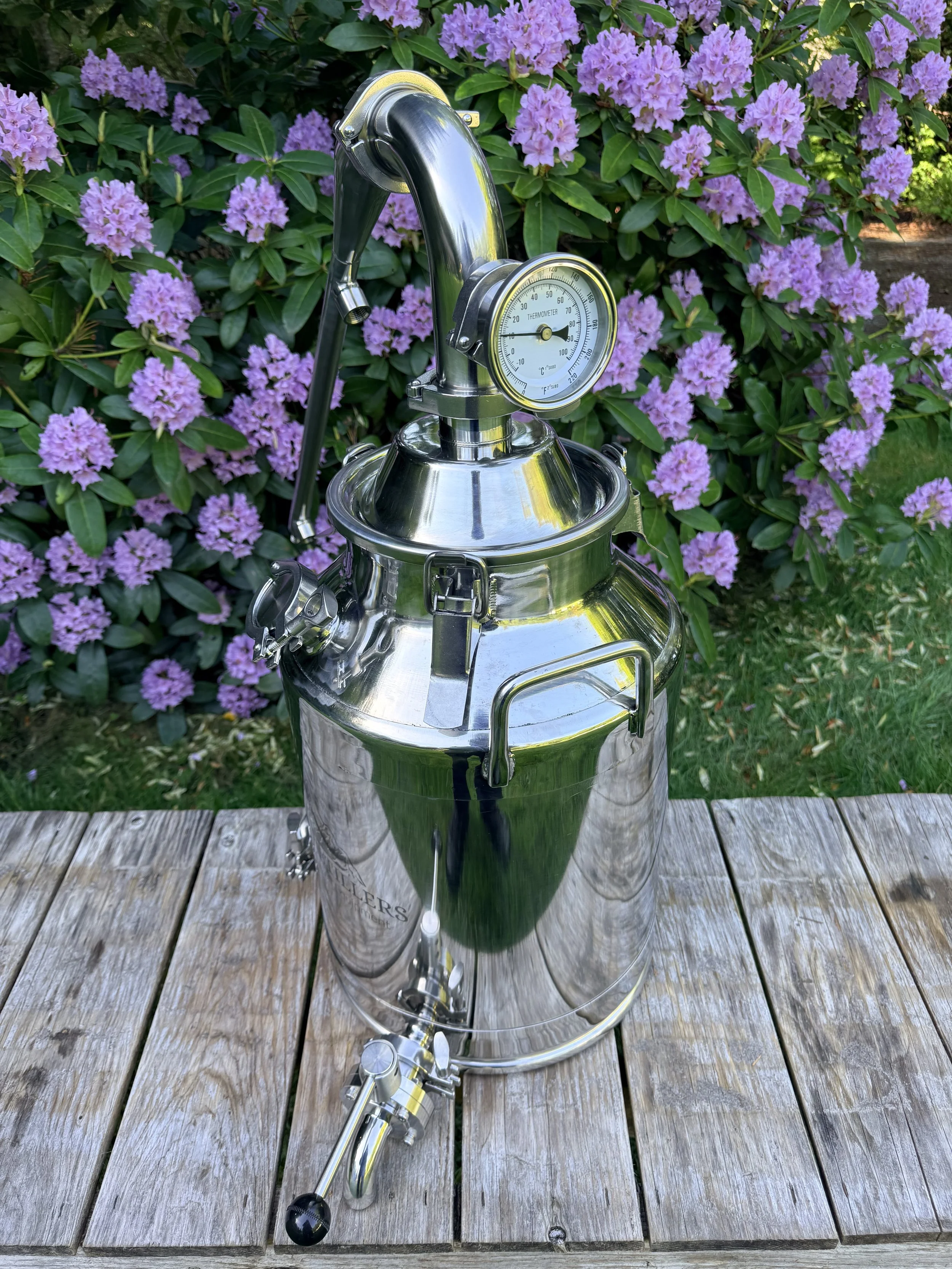 Stainless Steel Pot Still - 8 Gallon - 2 Inch