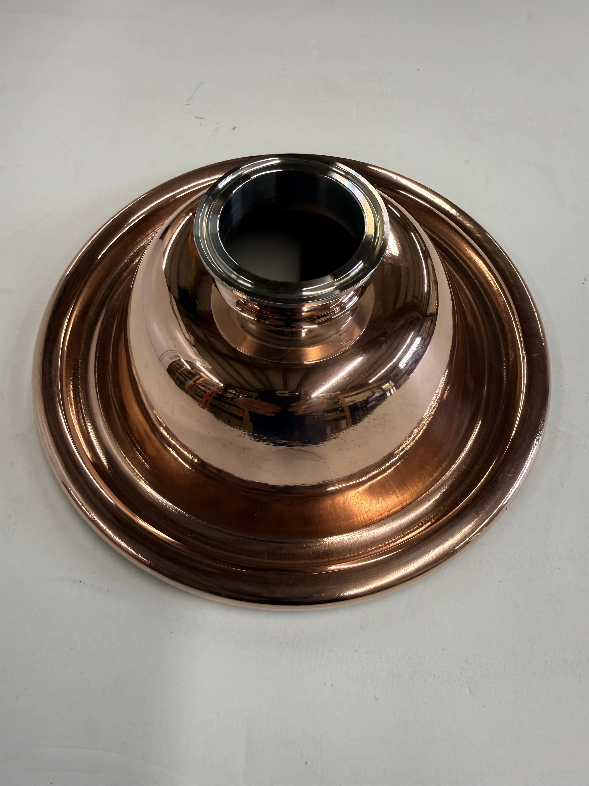 copper domed lid - 2 inch tri clamp