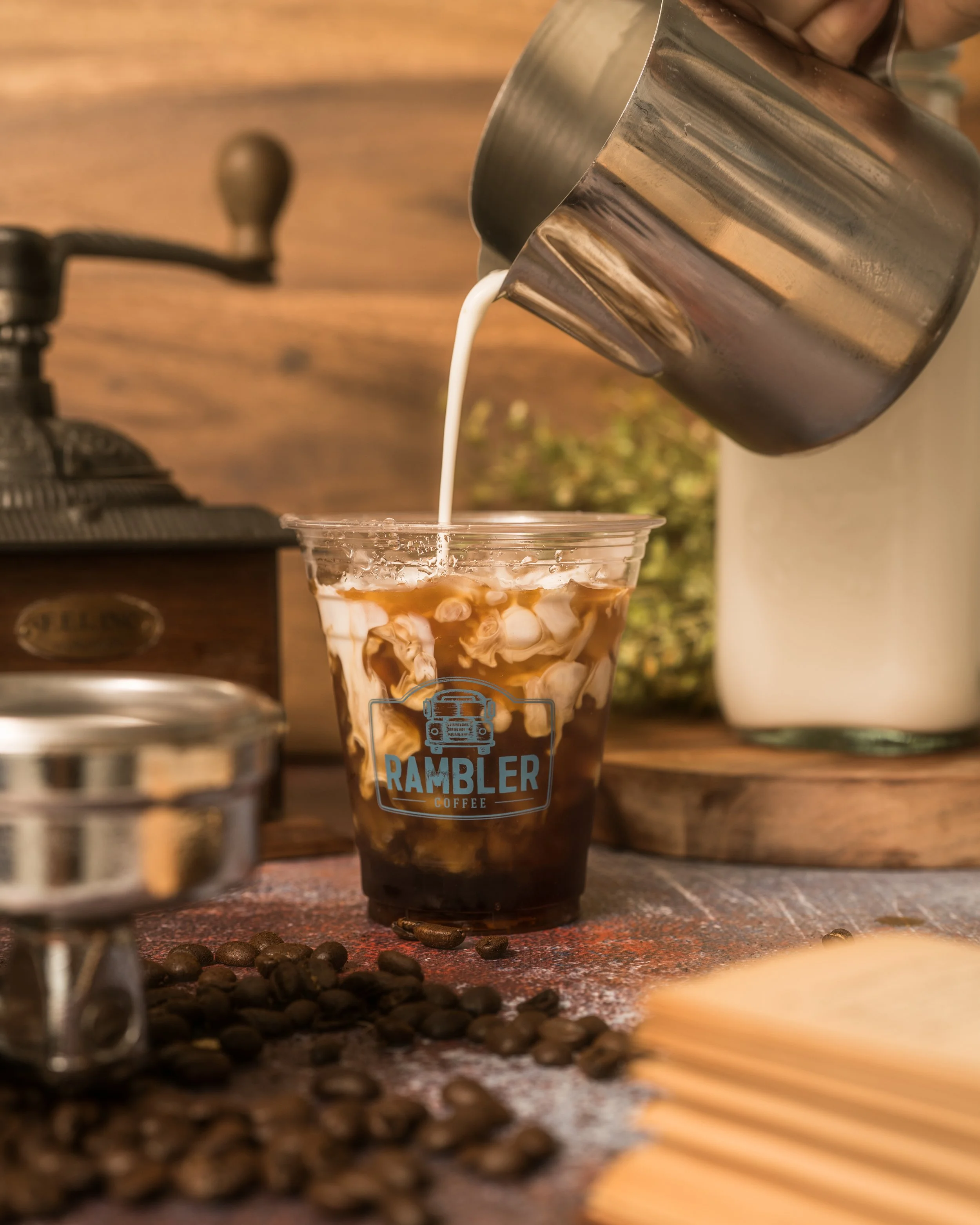 Rambler Coffee iced latte