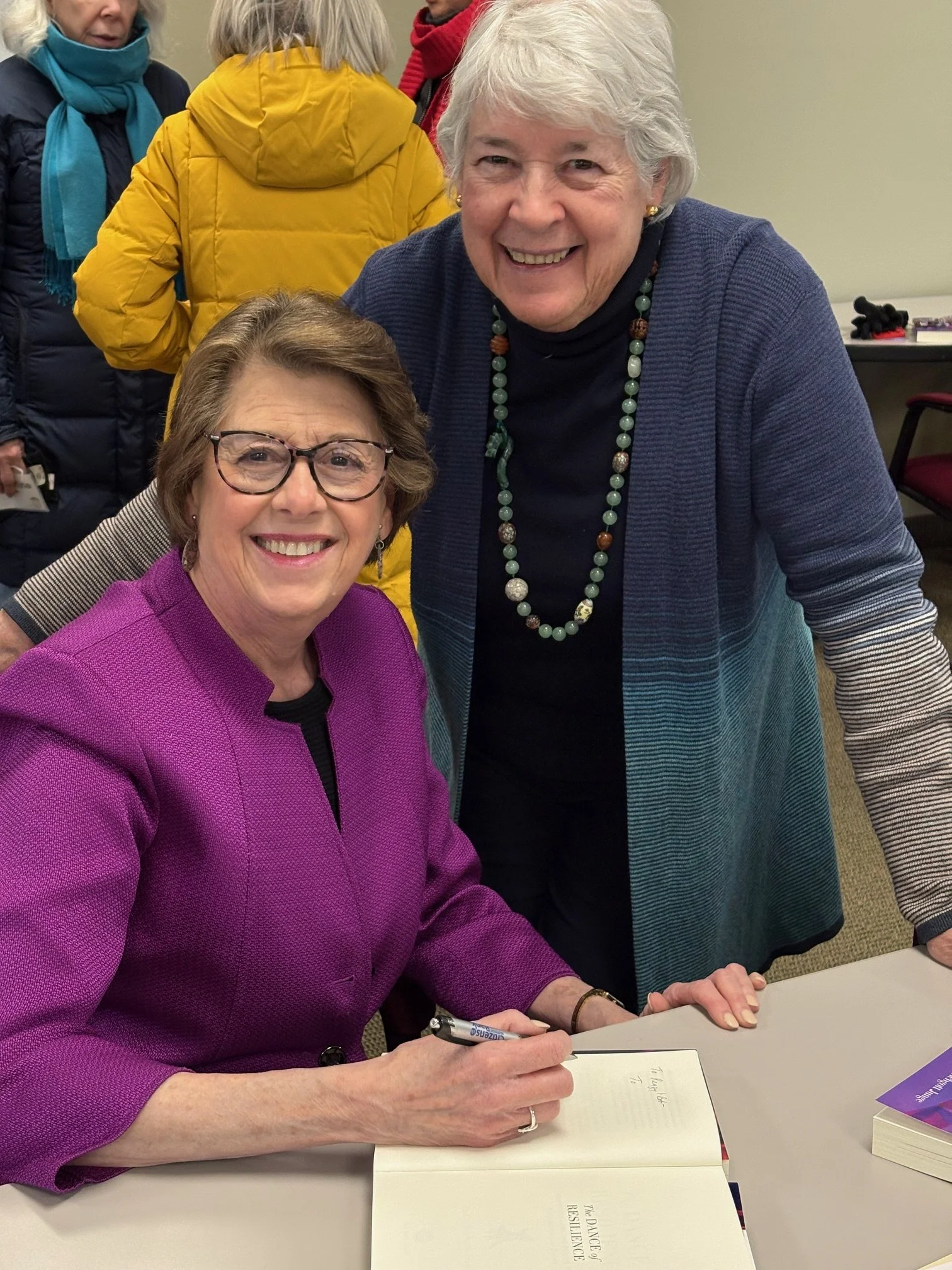 Book signing with Peggy Weber at Mill City Commons event.