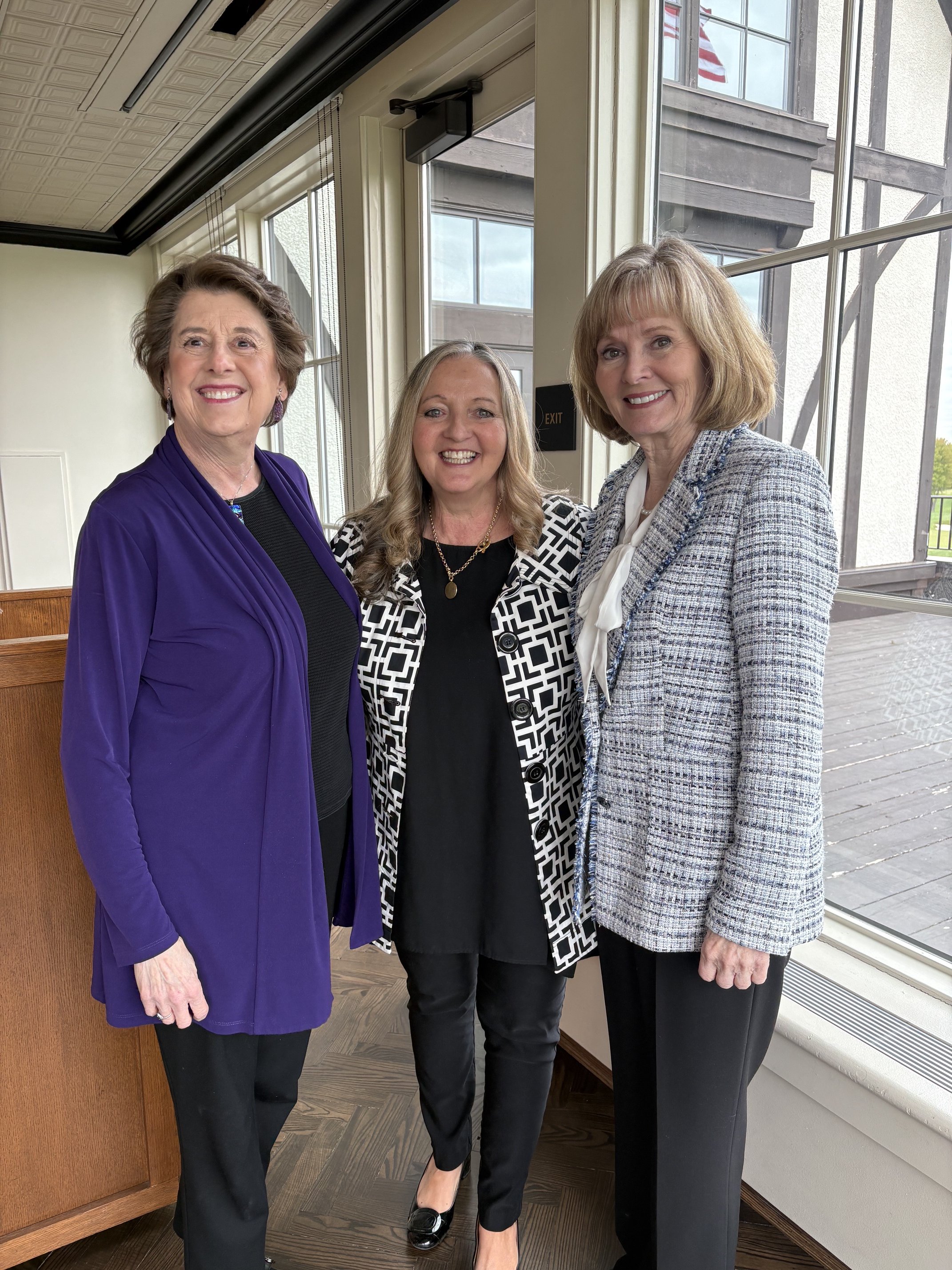 Ember with Janel Goff (middle) and former KARE 11 anchor and current photographer Diana Pierce (right) at Janel Goff's Invest in Yourself Luncheon (private event) on May 6.