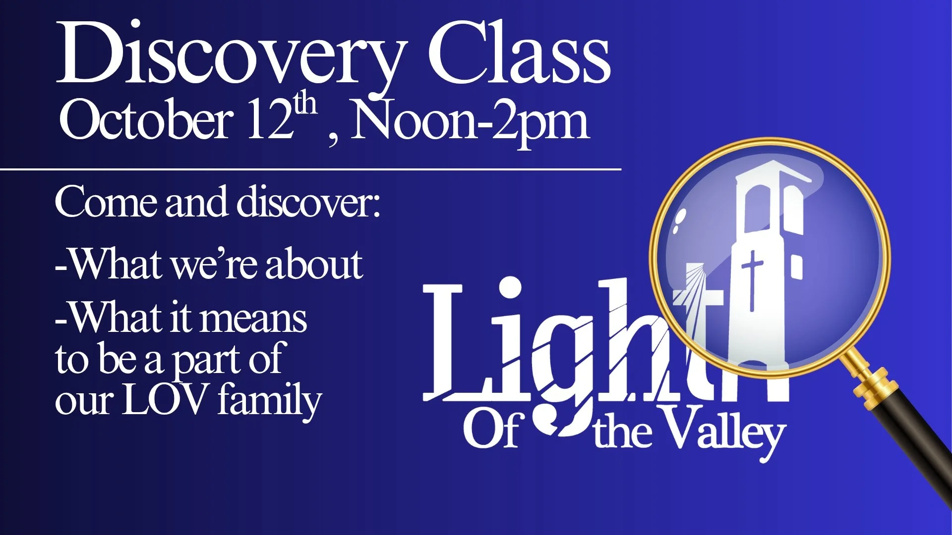 Discovery Class