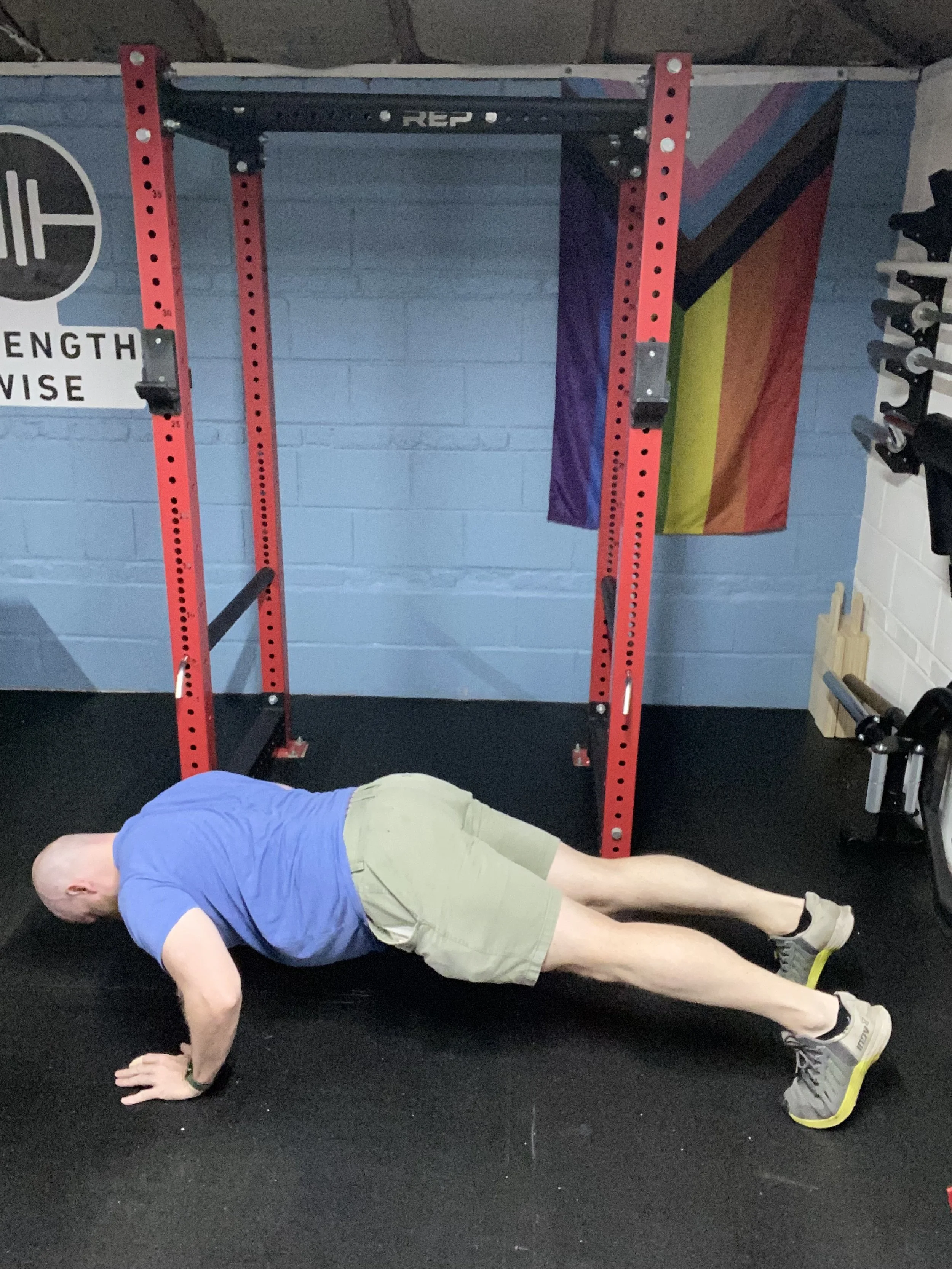 A pushup is a standard bilateral movement