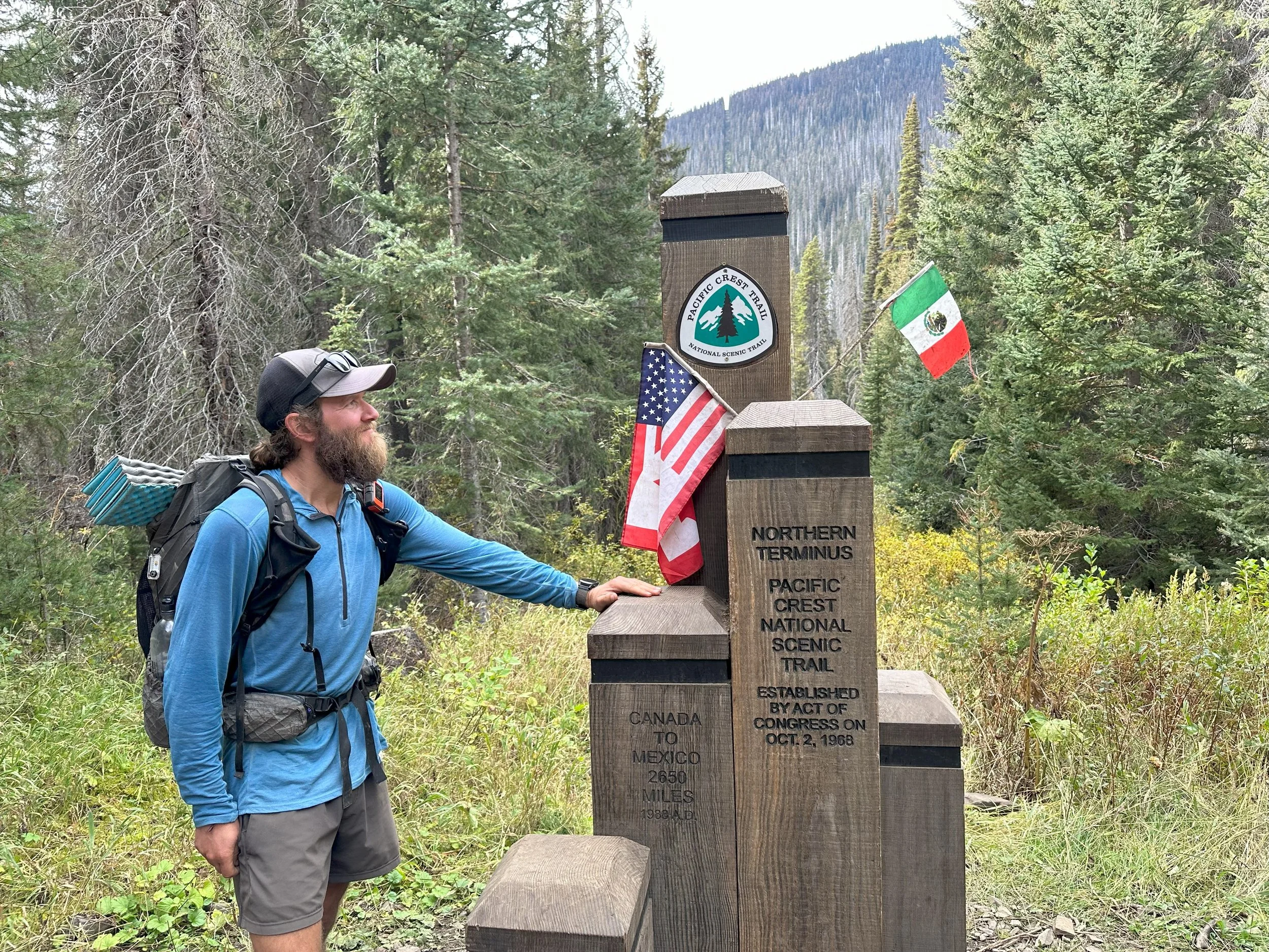 Durston Kakwa 55 at the PCT Northern Terminus