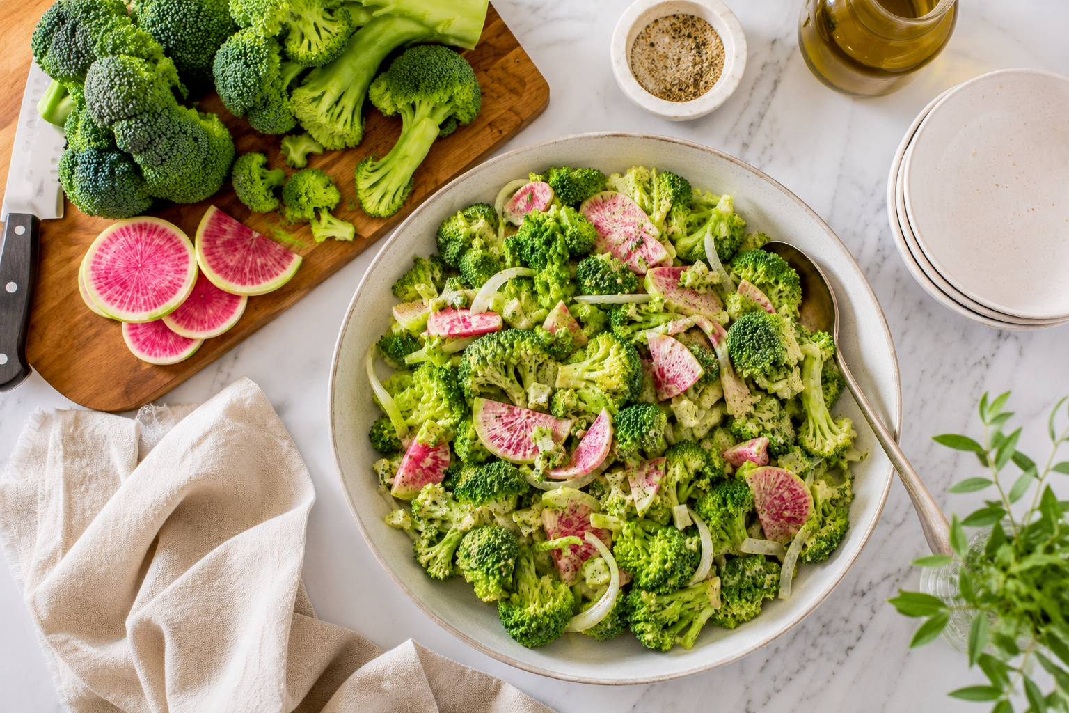 Broccoli &amp; Radish Salad