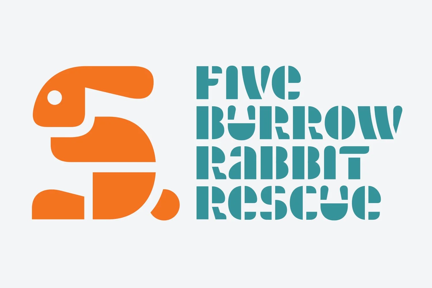 5 Burrow Rabbit Rescue Logo Sketch - Round 2. Designed by Kevin Dresser