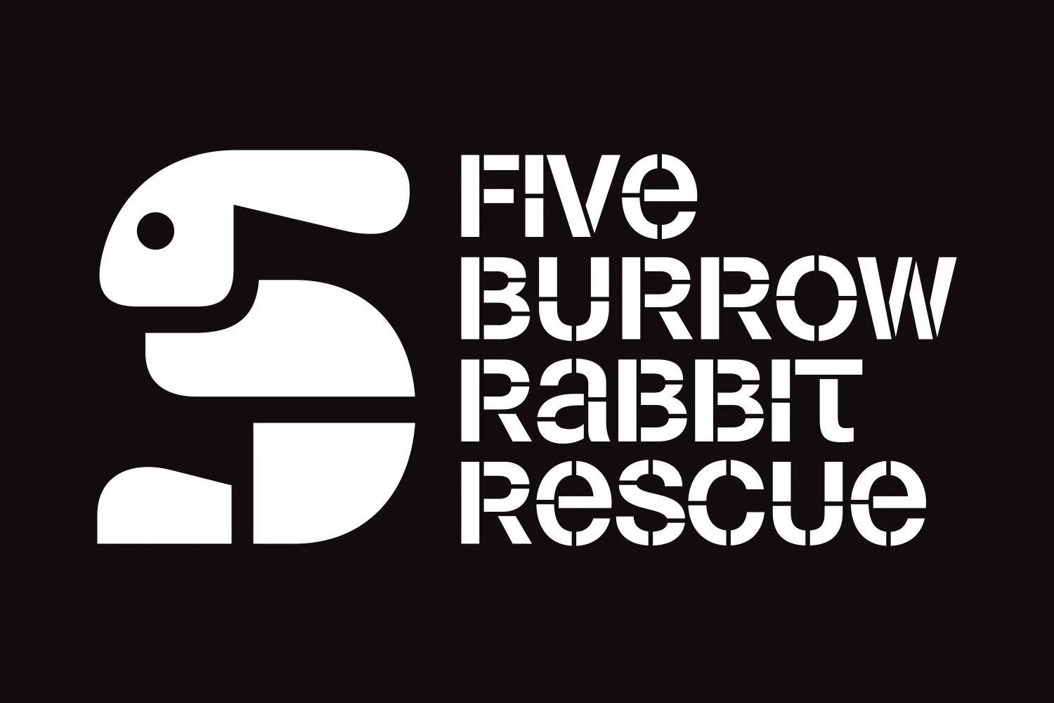 5 Burrow Rabbit Rescue Logo Sketch #3. Design by Kevin Dresser.