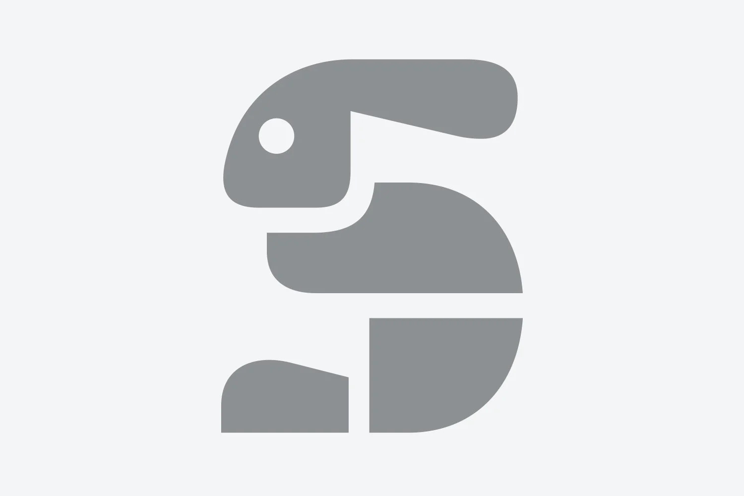 5 Burrow Rabbit Rescue Logomark Sketch #3. Design by Kevin Dresser.