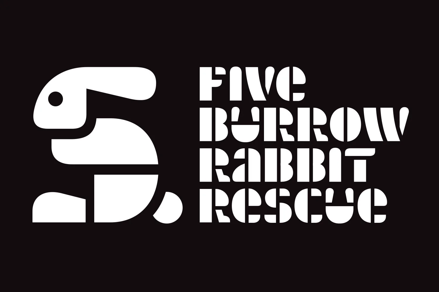 5 Burrow Rabbit Rescue Logo Sketch - ROUND 2. Design by Kevin Dresser.