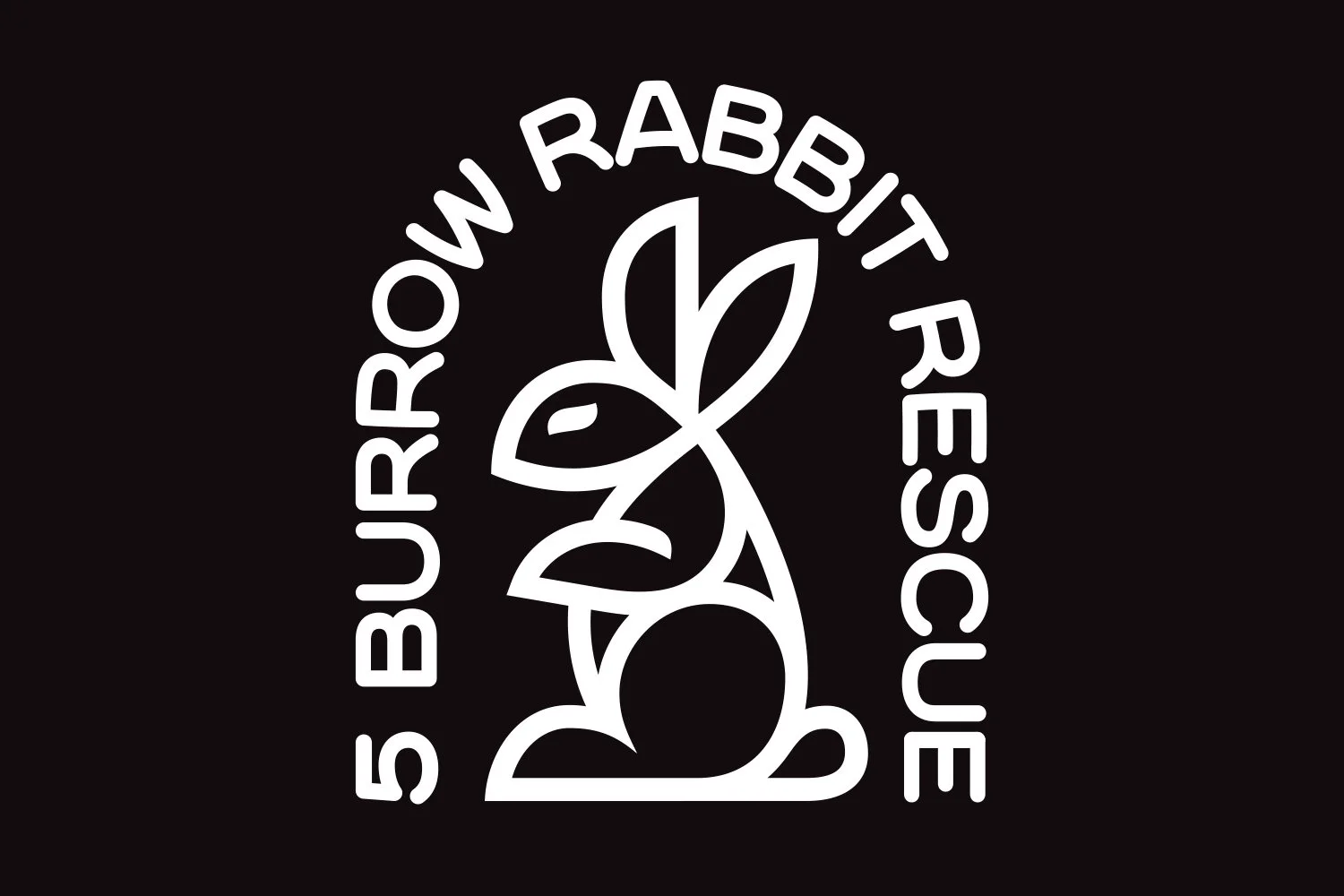 5 Burrow Rabbit Rescue Logo Sketch #2. Design by Kevin Dresser.