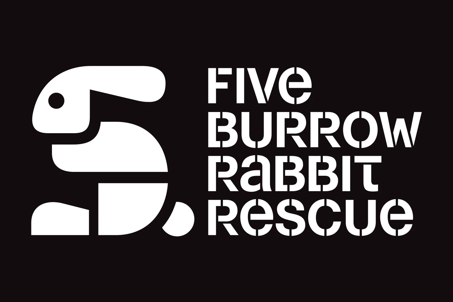 5 Burrow Rabbit Rescue Logo Sketch - ROUND 3. Design by Kevin Dresser.