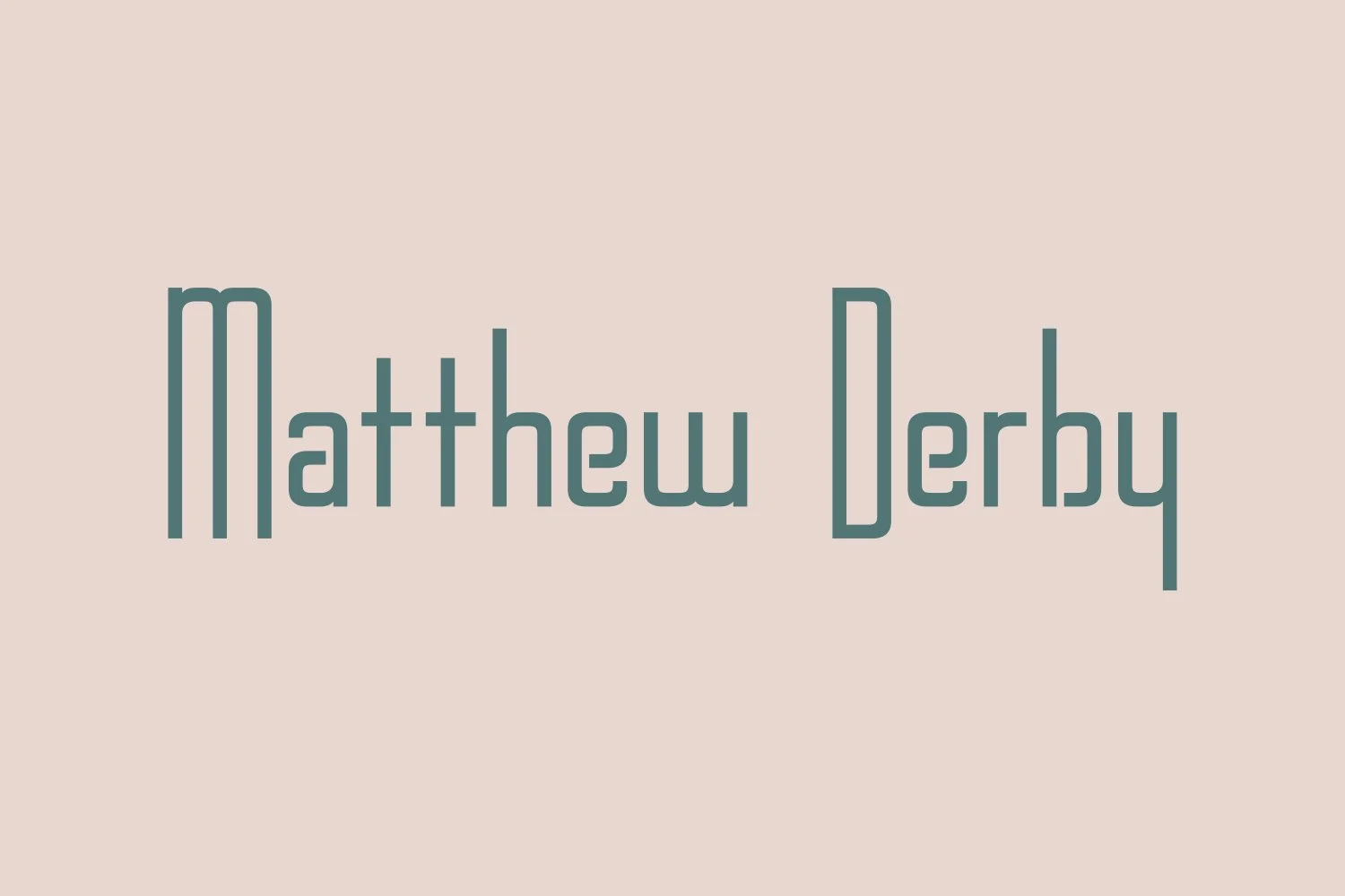 Super Flat Times by Matthew Derby. Lettering by Kevin Dresser, 2003.