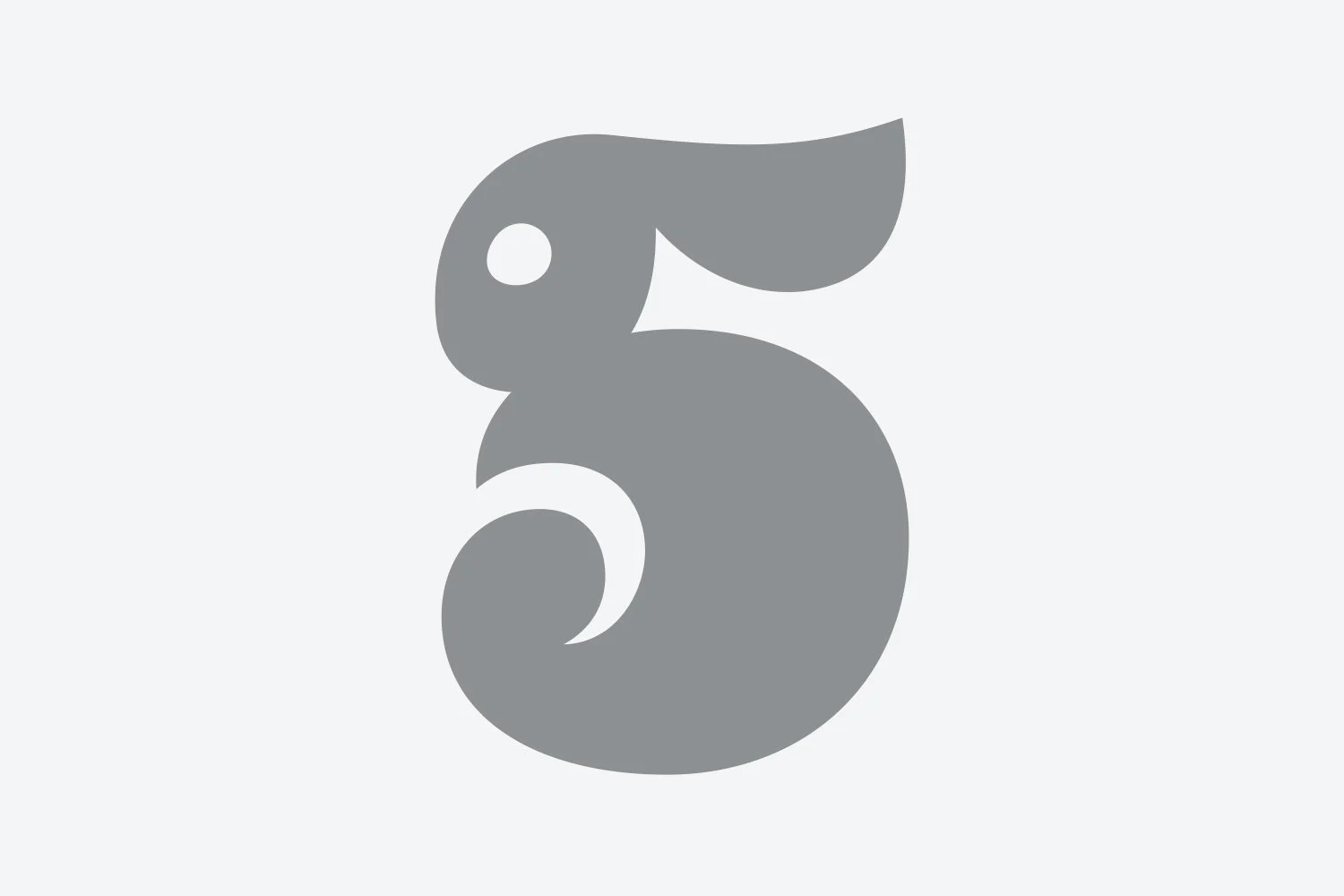 5 Burrow Rabbit Rescue Logomark Sketch #1. Design by Kevin Dresser.