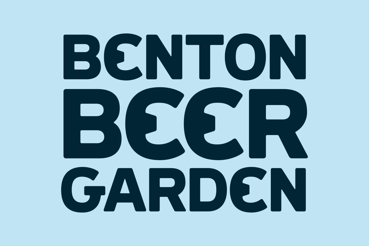 Benton Beer Garden - Logotype