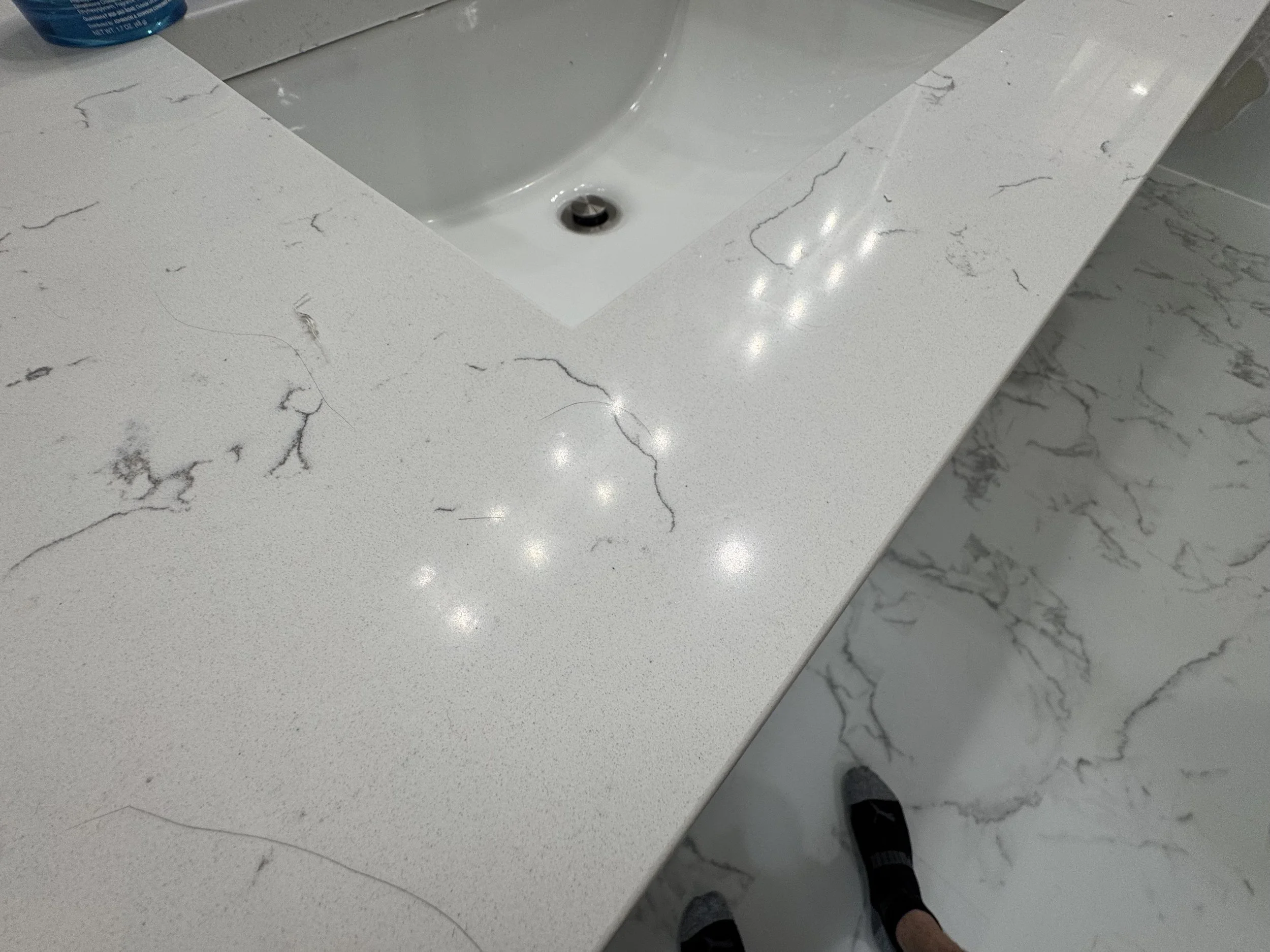 QUARTZ VANITY TOP FULL BATHROOM REMODEL