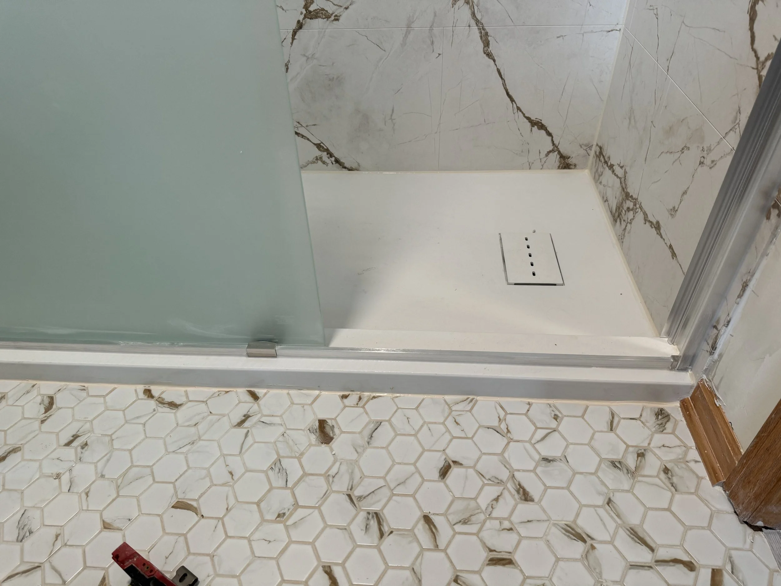 ADA SHOWER BASE FULL BATHROOM REMODEL