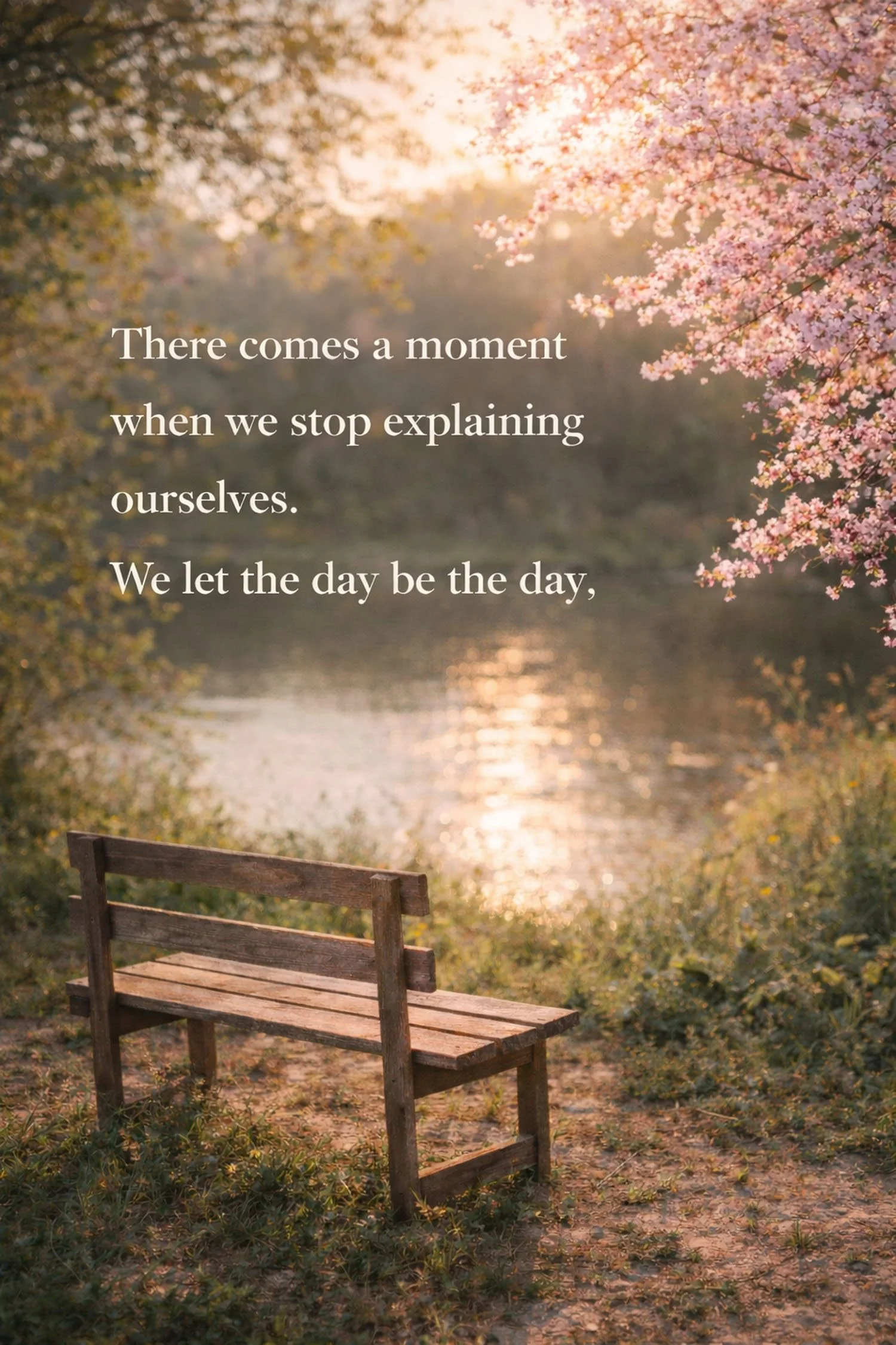 Living Without Explanation