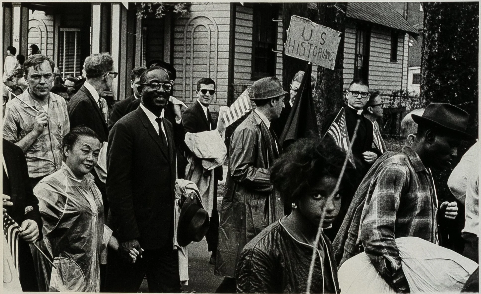 untitled, 1965, printed 1988; gelatin silver print
11 x 14 inches (sheet), signed and dated; stamped (Amalgamated Publishers).