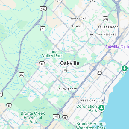 Oakville Cleaning Service on Map