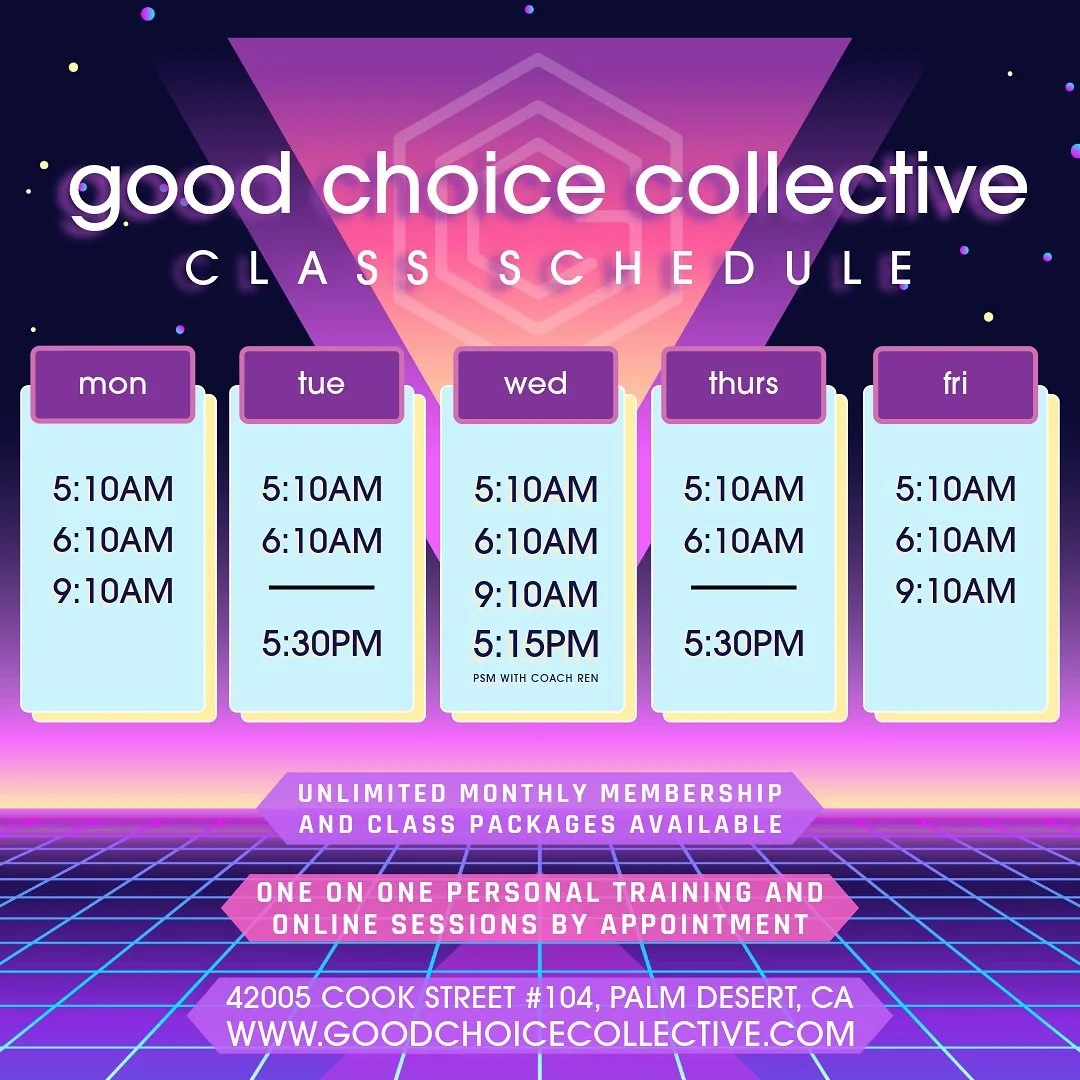 Hey folks! You spoke, and we heard! We&rsquo;ll be starting a new schedule on December 1st.
&zwnj;
Here&rsquo;s your programming breakdown so that no matter what your regular class time or personal routine looks like, you&rsquo;re getting the biggest